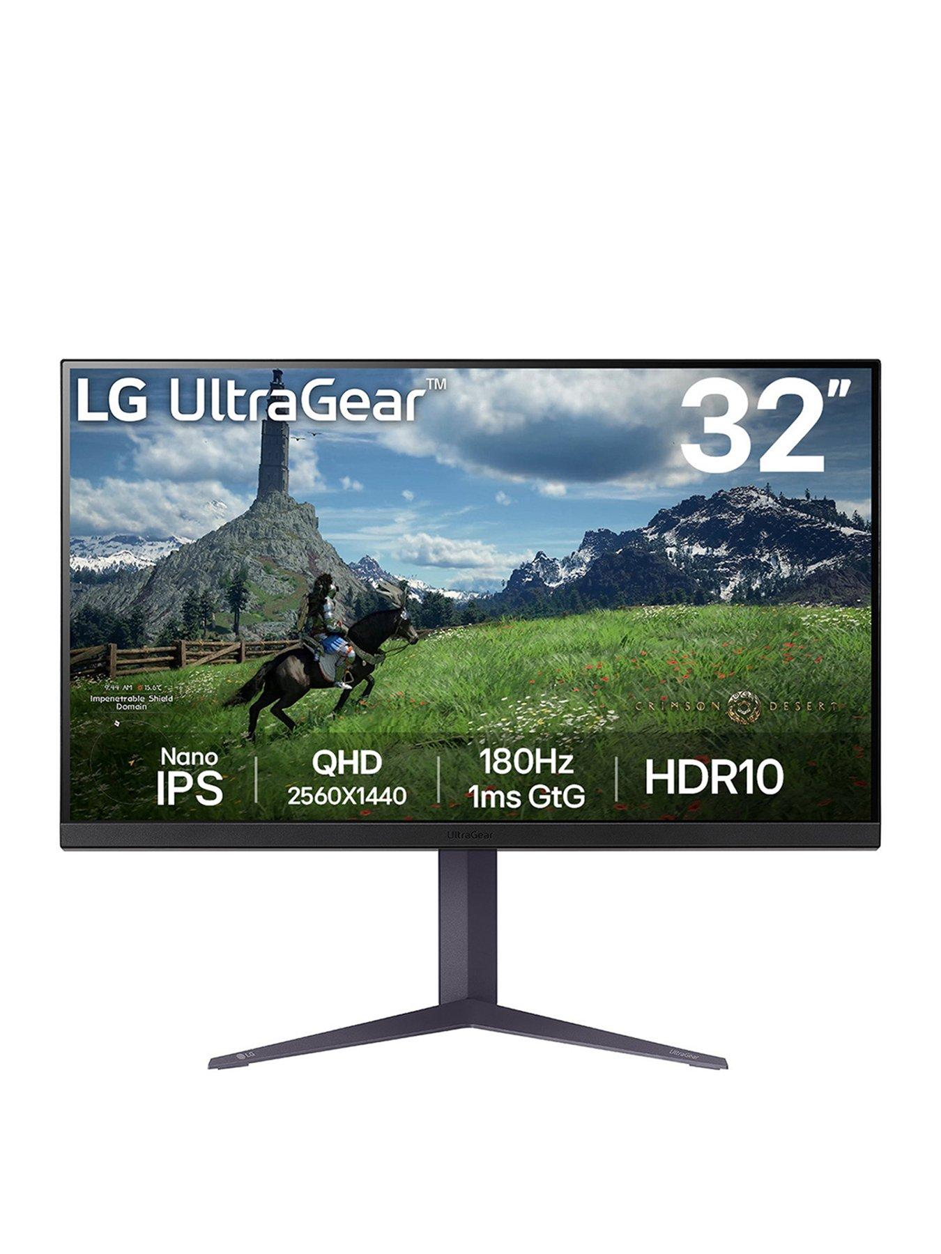LG UltraGear - 32" - QHD Nano IPS - 180Hz - Gaming Monitor