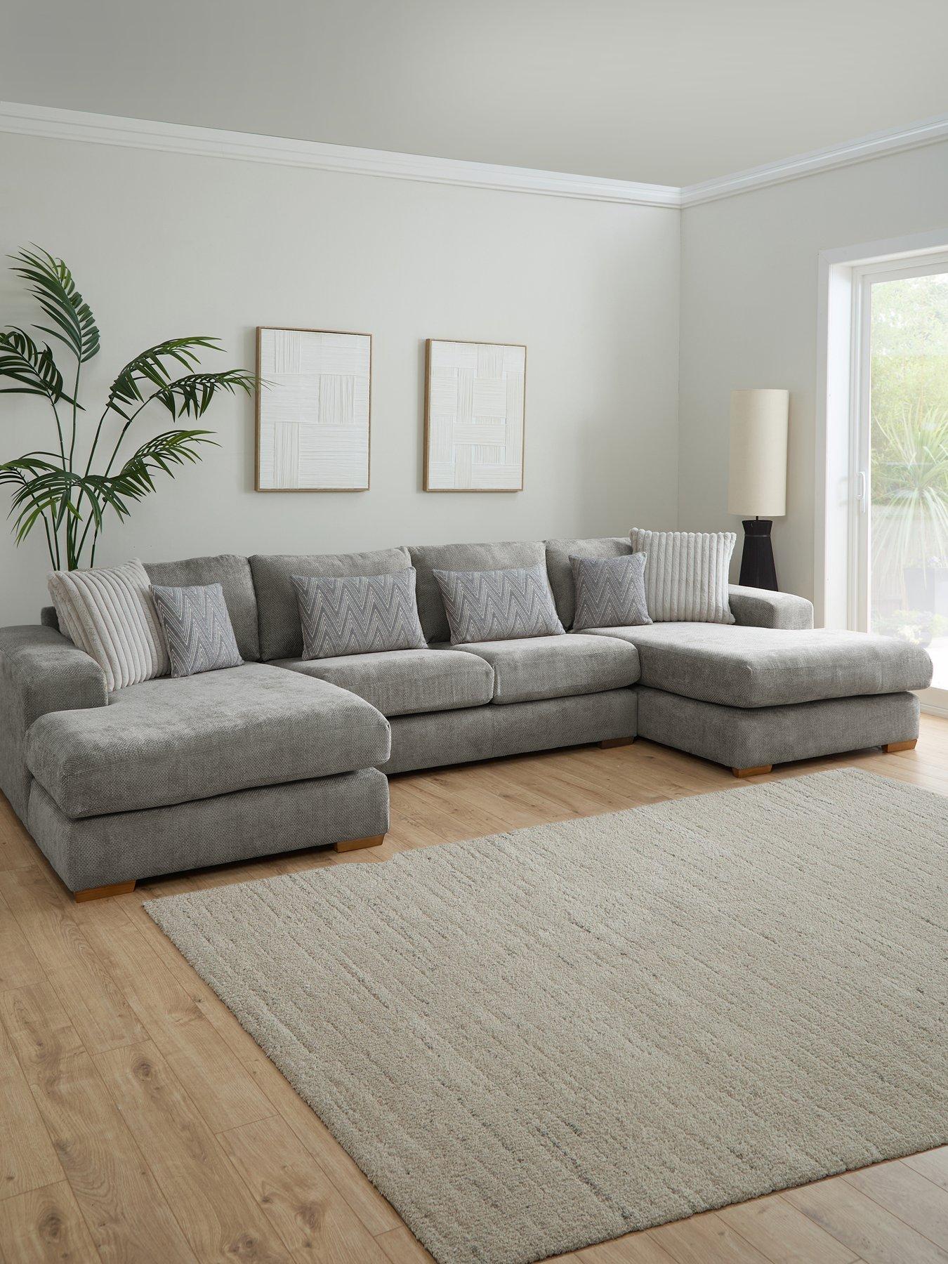 The Very Collection Broadgate Large U-shape Modular Sofa - Made to Order in the UK