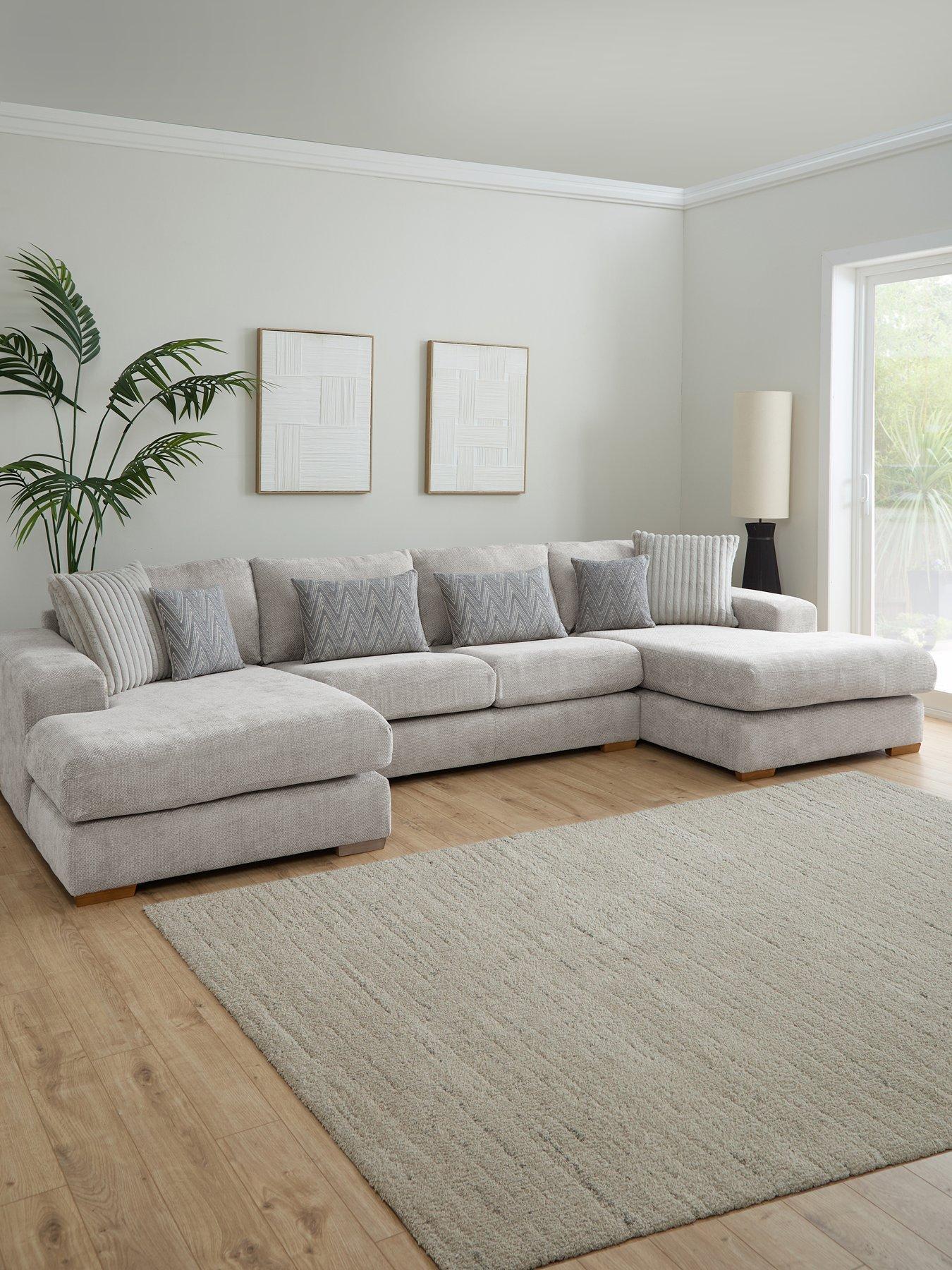 Very Home Broadgate Large U-shape Modular Sofa