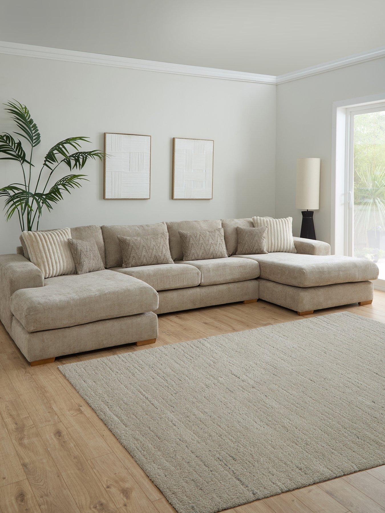 Very Home Broadgate Large U-shape Modular Sofa - Made to Order in the UK