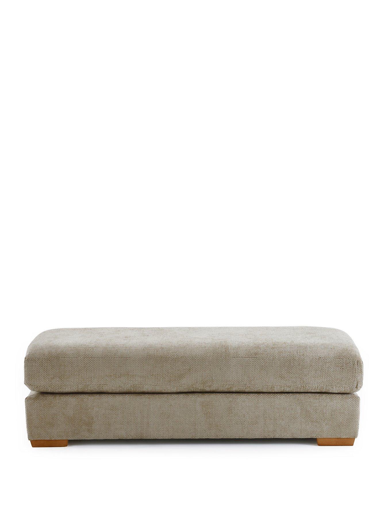 Image 2 of 6 of The Very Collection Broadgate Large Footstool - Made to Order in the UK