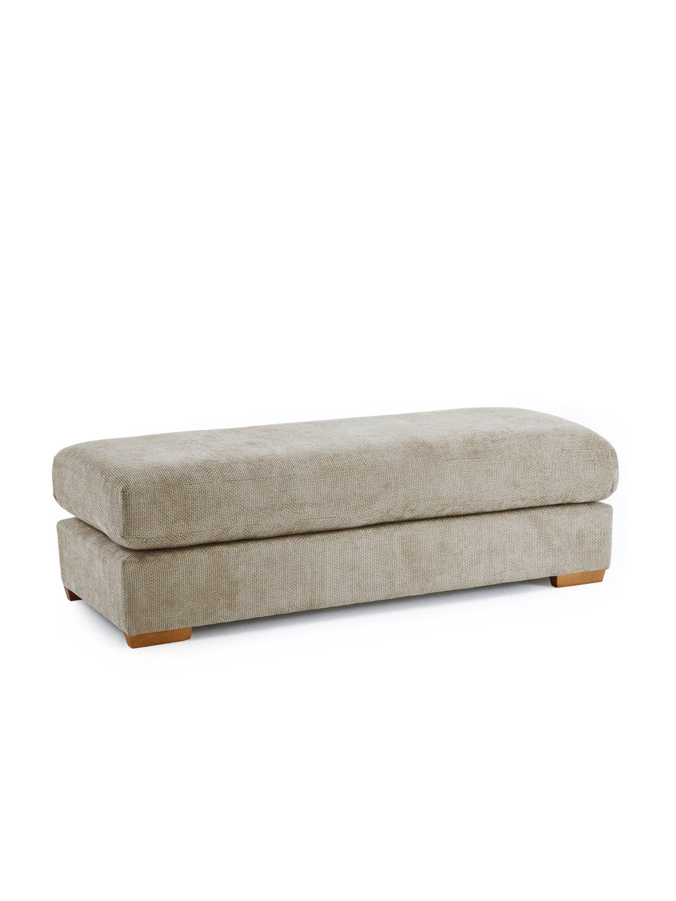 Image 3 of 6 of The Very Collection Broadgate Large Footstool - Made to Order in the UK