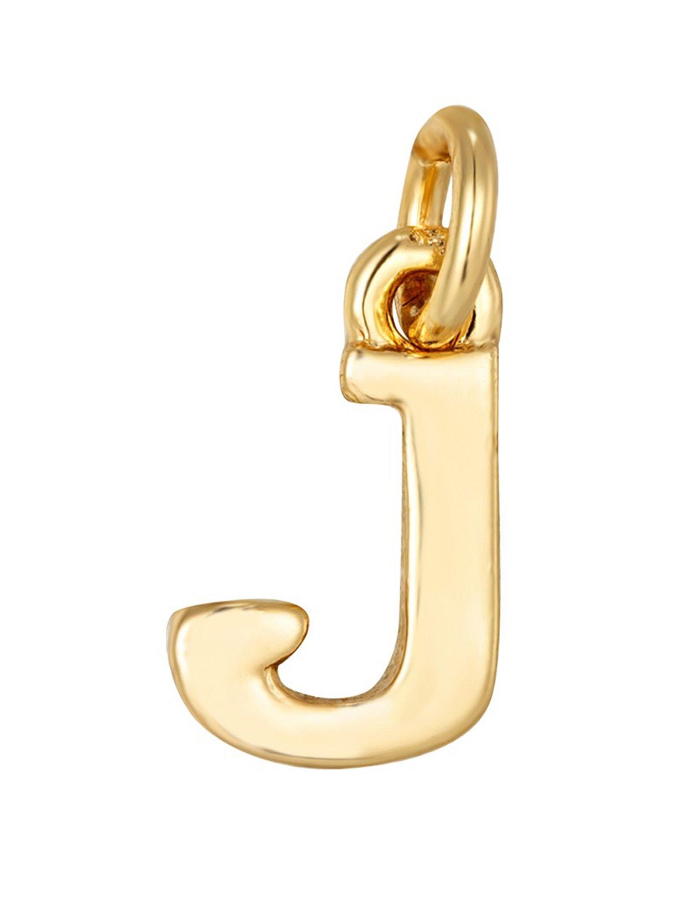 The Love Collection Pearl Necklace with Gold Initial