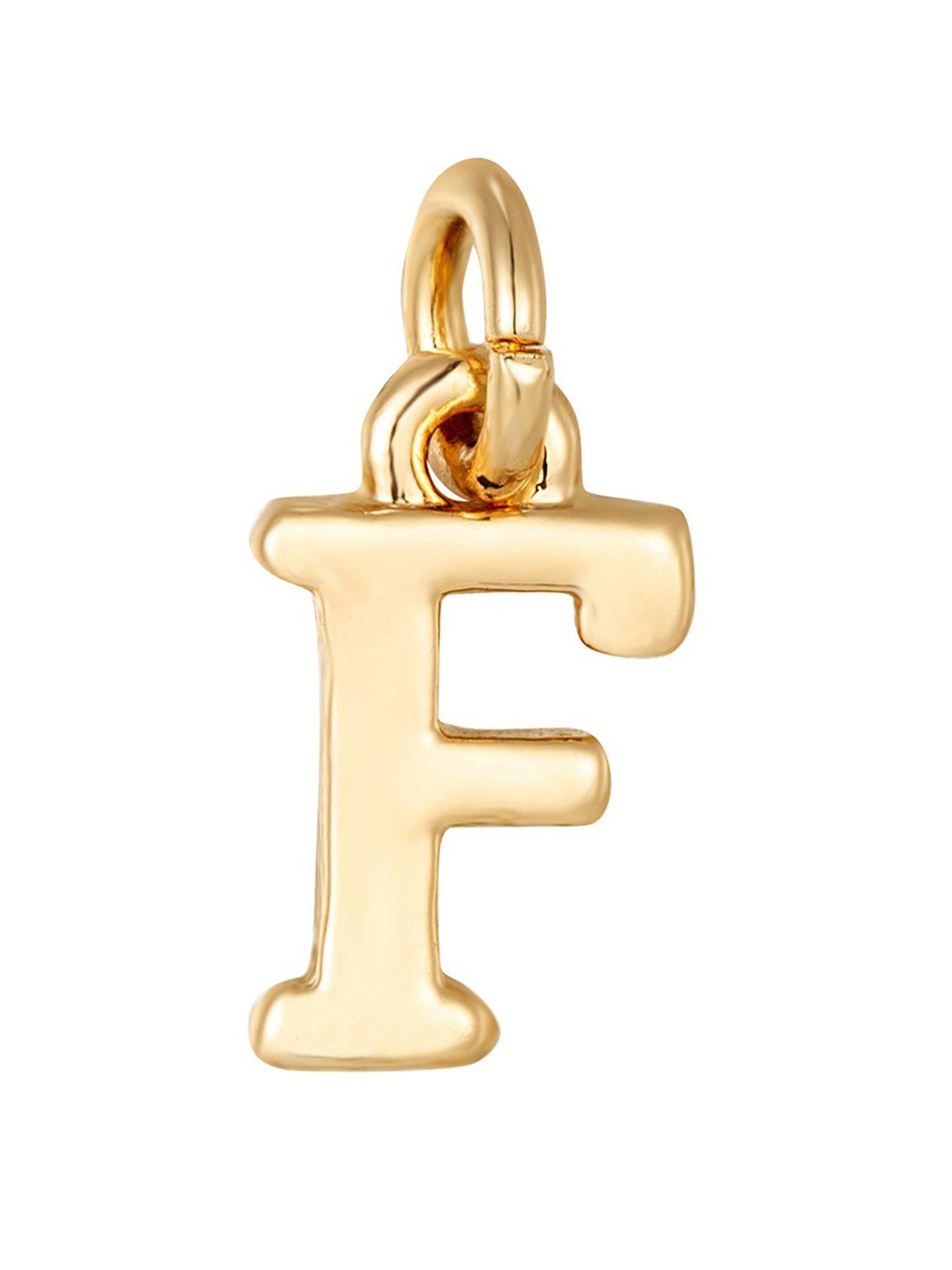 The Love Collection Pearl Necklace with Gold Initial