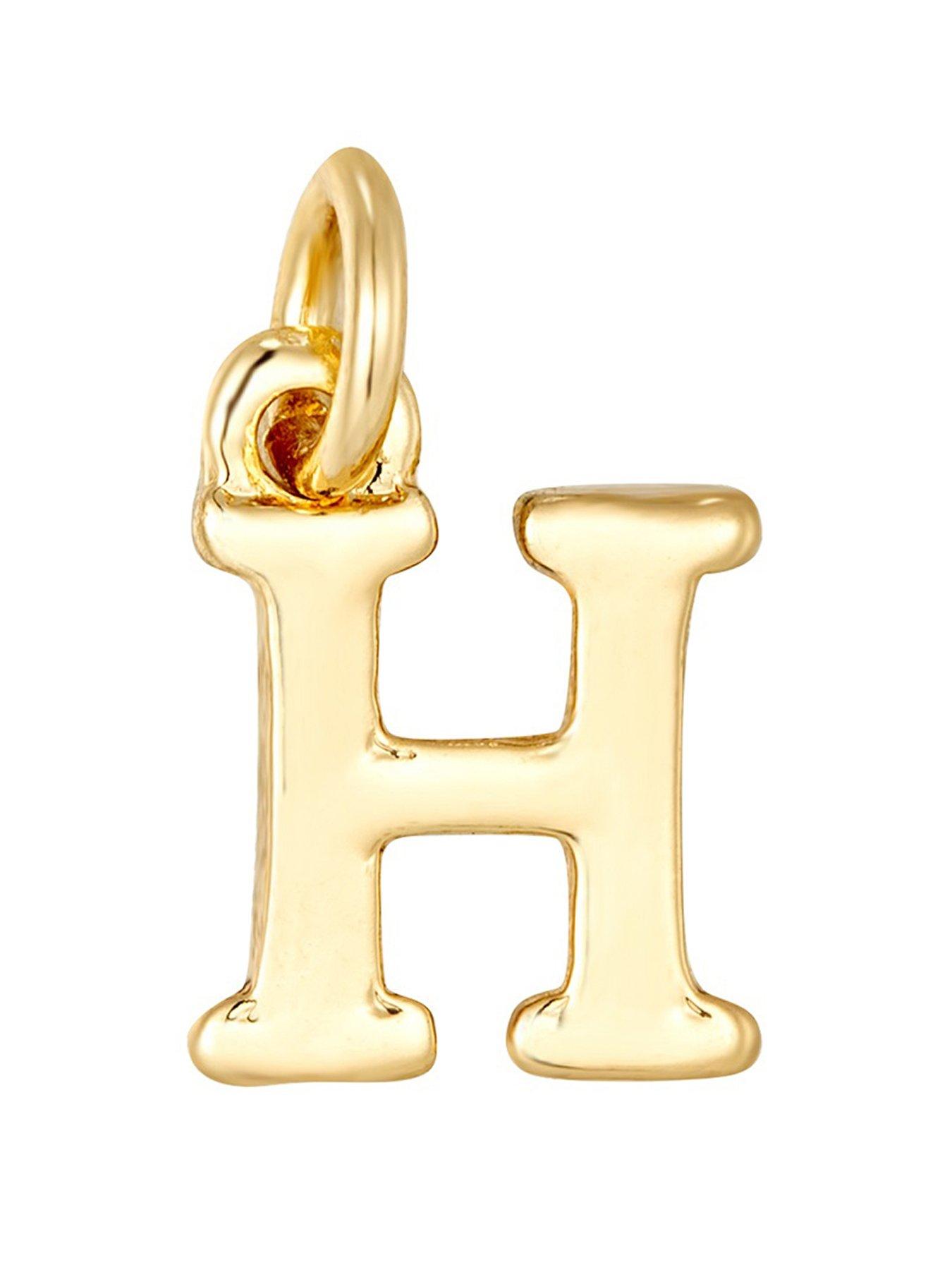 The Love Collection Pearl Necklace with Gold Initial