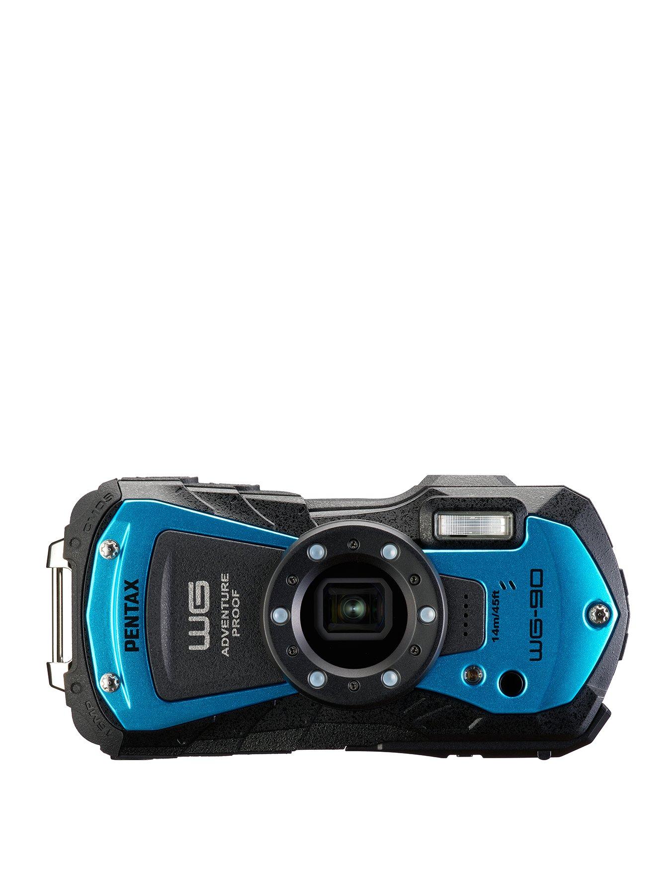 PENTAX WG-90 Tough Compact Camera - Blue | Very