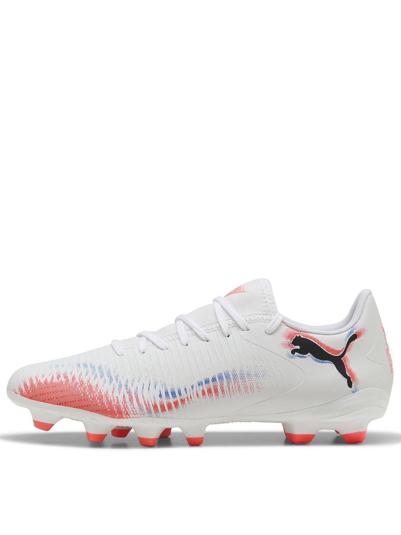Puma Mens Future 8 Play Firm Ground Football Boots - White