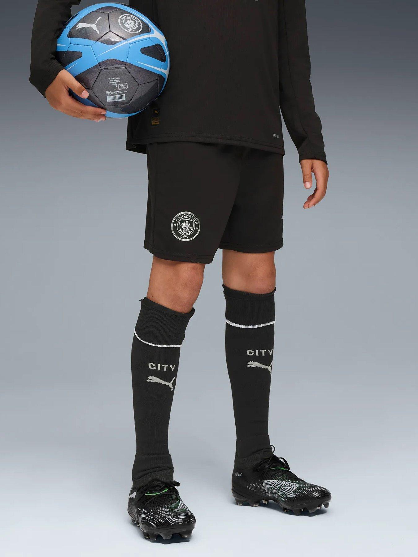 undefined Junior Manchester City 25/26 Away Replica Shorts - Black