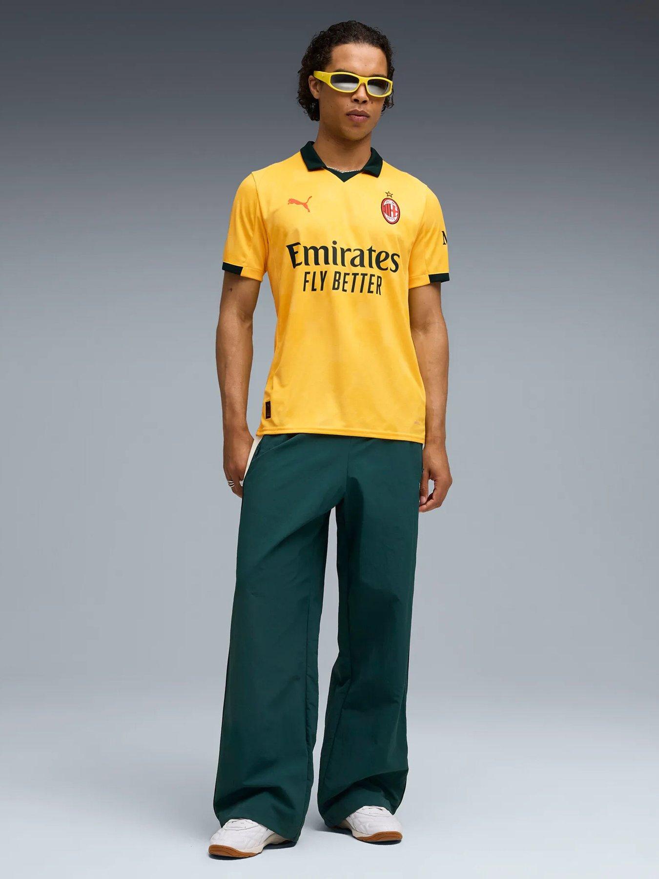 Puma Mens Ac Milan 25/26 3rd Replica Shirt Yellow Very