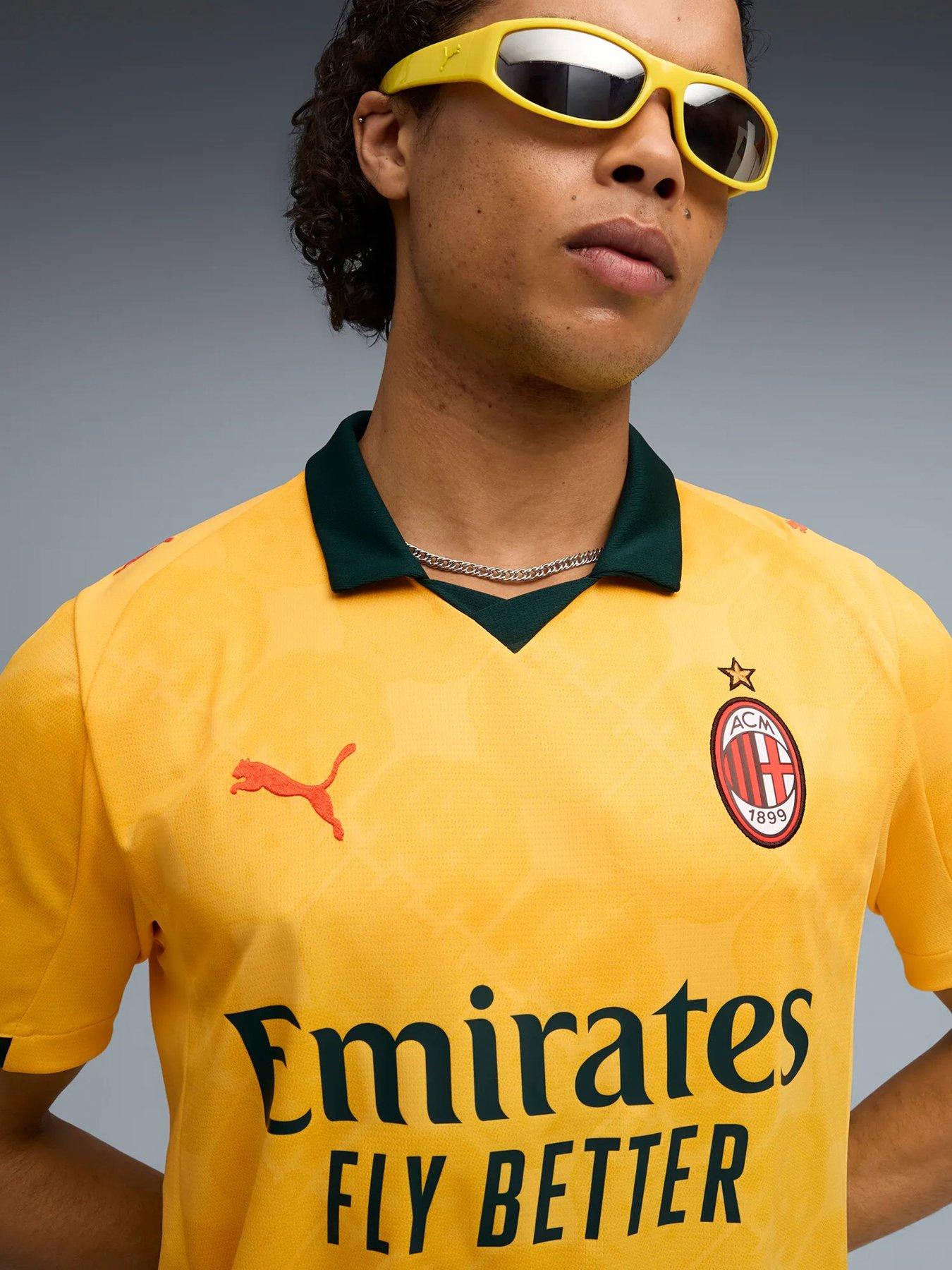 Puma Mens Ac Milan 25/26 3rd Replica Shirt - Yellow | Very