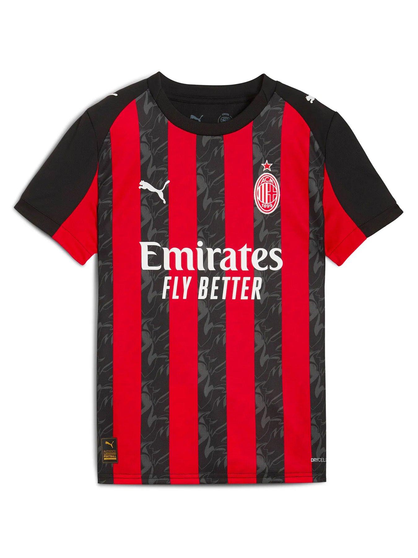 undefined Junior Ac Milan 25/26 Home Replica Shirt - Red