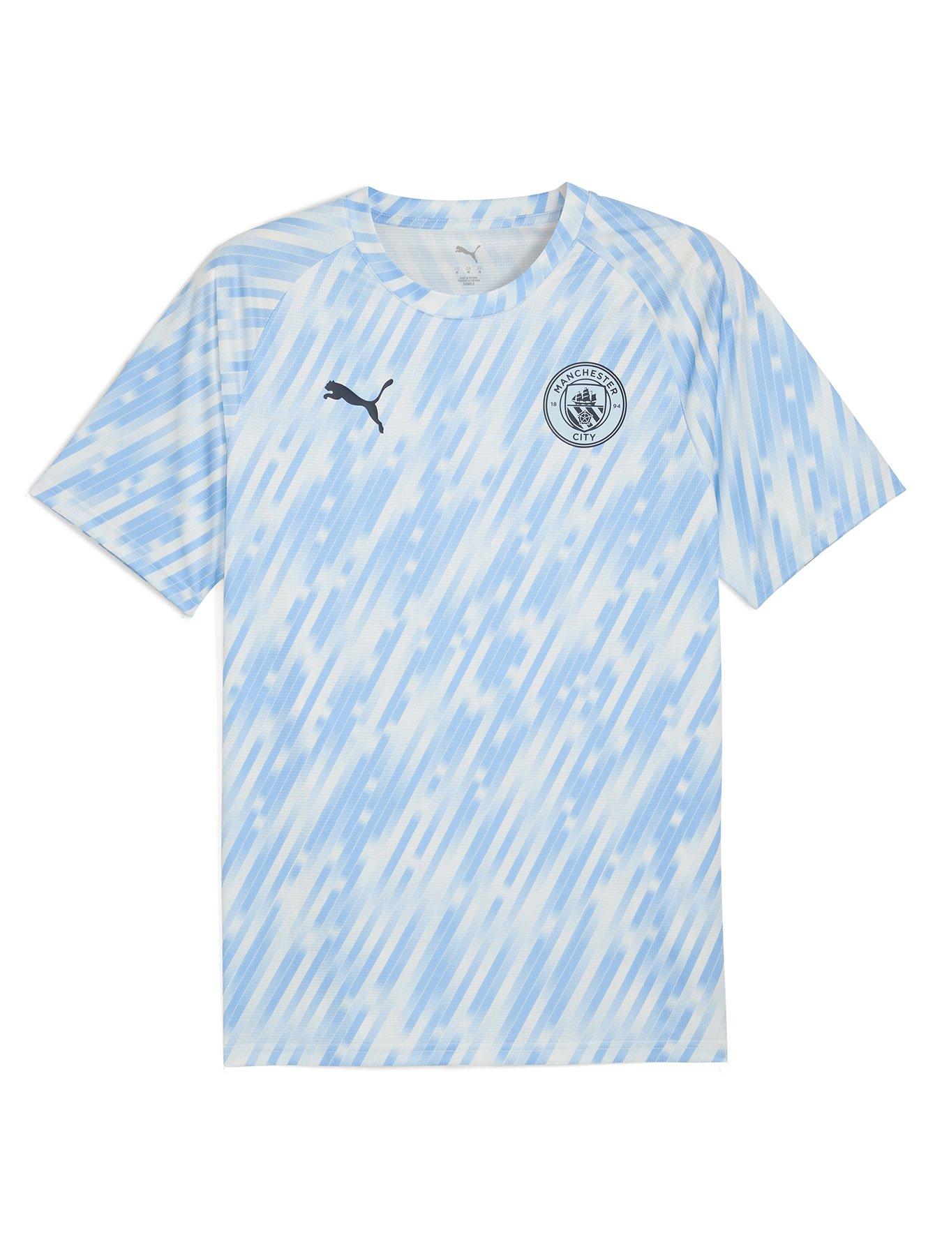 undefined Mens Manchester City 25/26 Warm Up Jersey - Blue