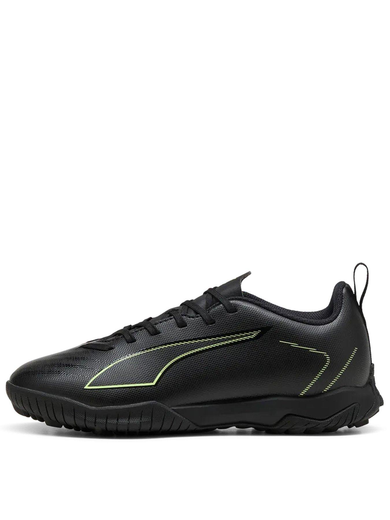 Puma Junior Ultra 6 Play Astro Turf Football Boots - Black