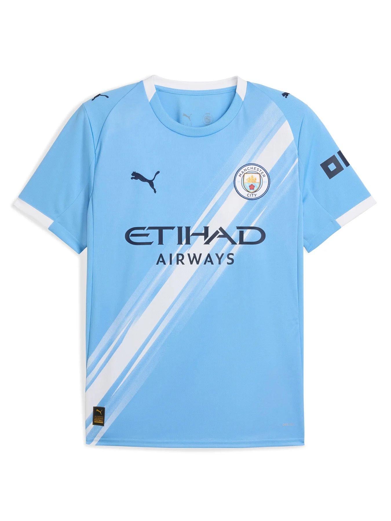Image 1 of 2 of Puma Mens Manchester City 25/26 Home Replica Shirt - Blue