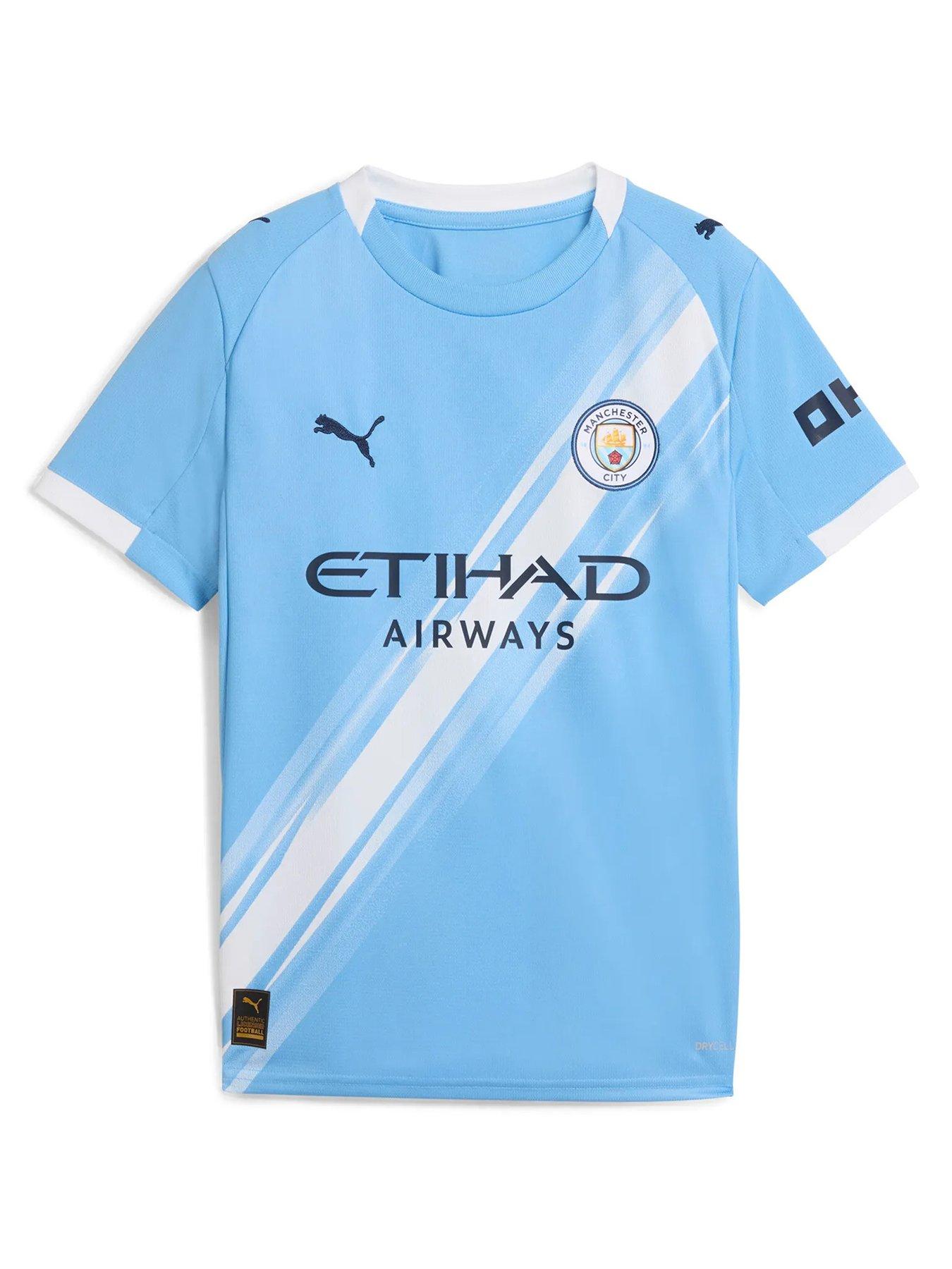 undefined Junior Manchester City 25/26 Home Replica Shirt - Blue