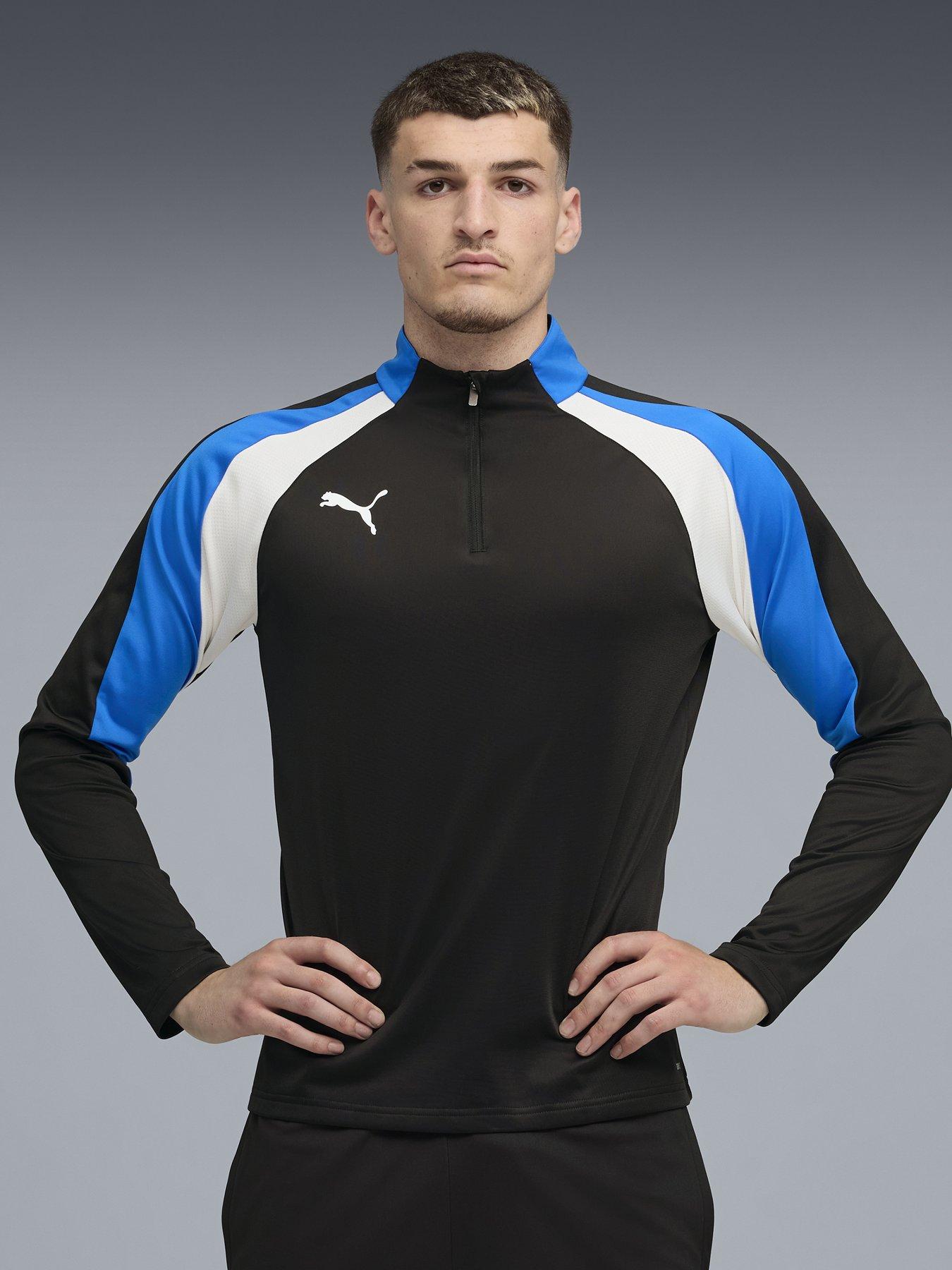 Image 1 of 6 of Puma Mens Individua Lliga Qz Top - Blue