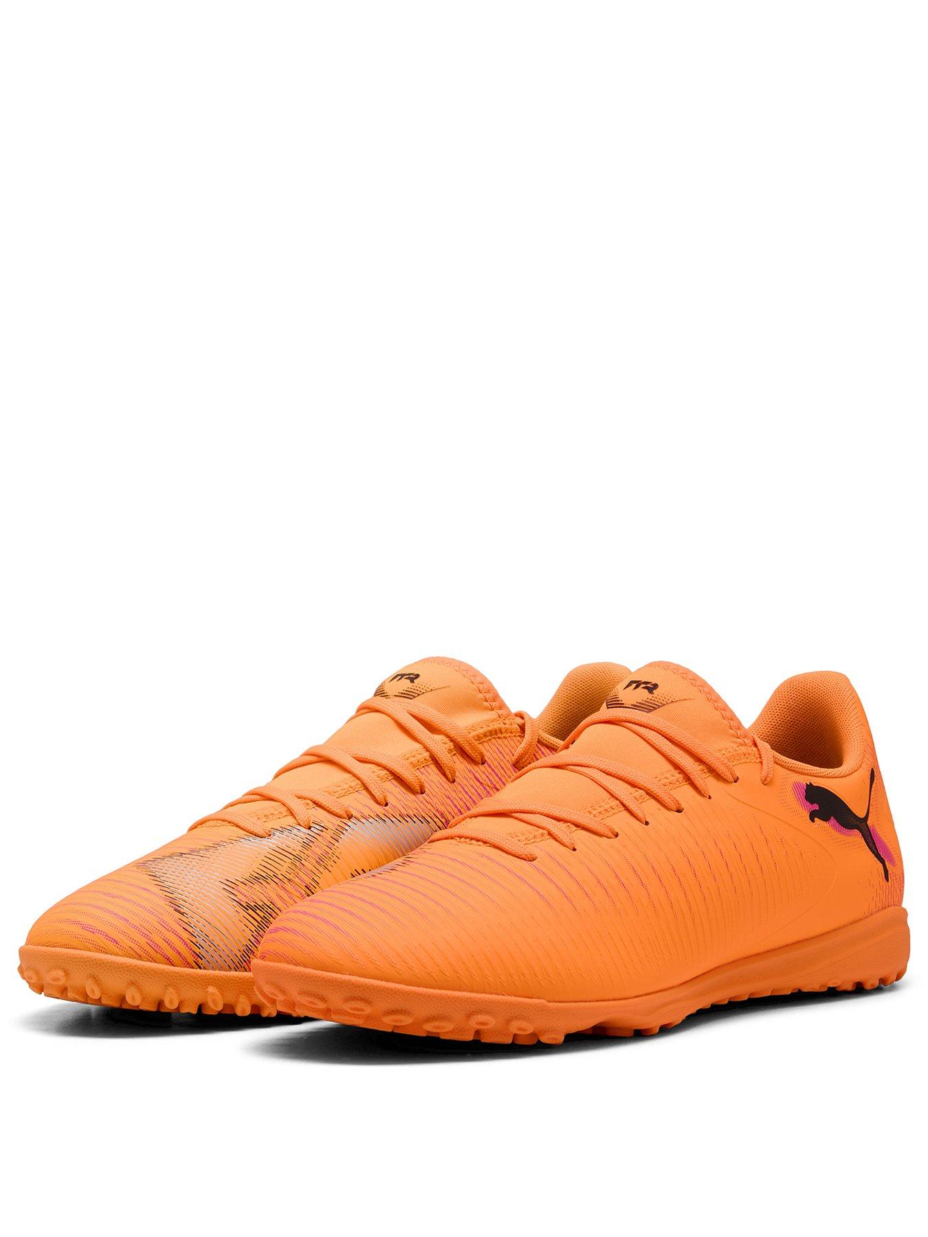 Image 2 of 6 of Puma Mens Future 8 Play Astro Turf Football Boots - Orange