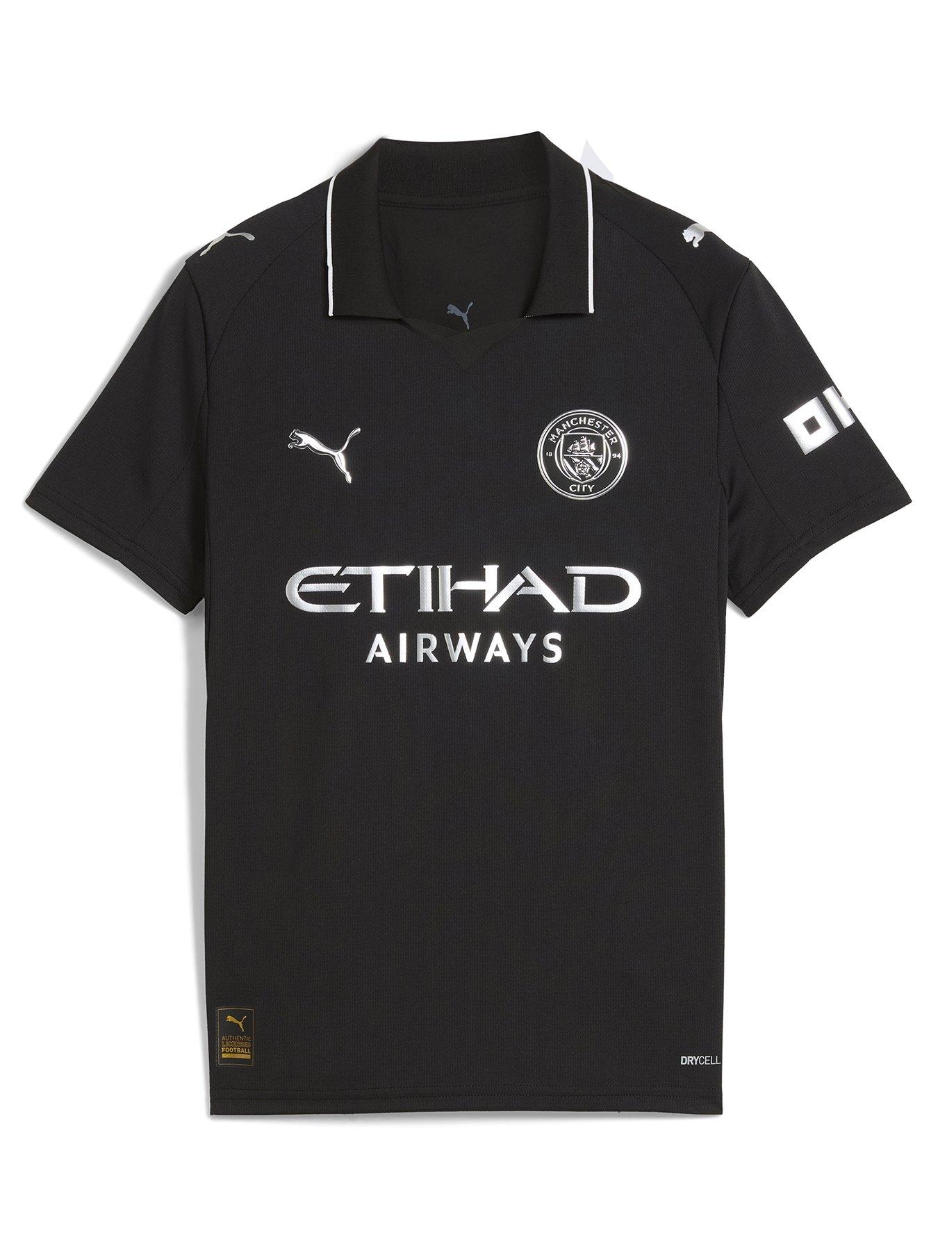 undefined Junior Manchester City 25/26 Away Replica Shirt - Black