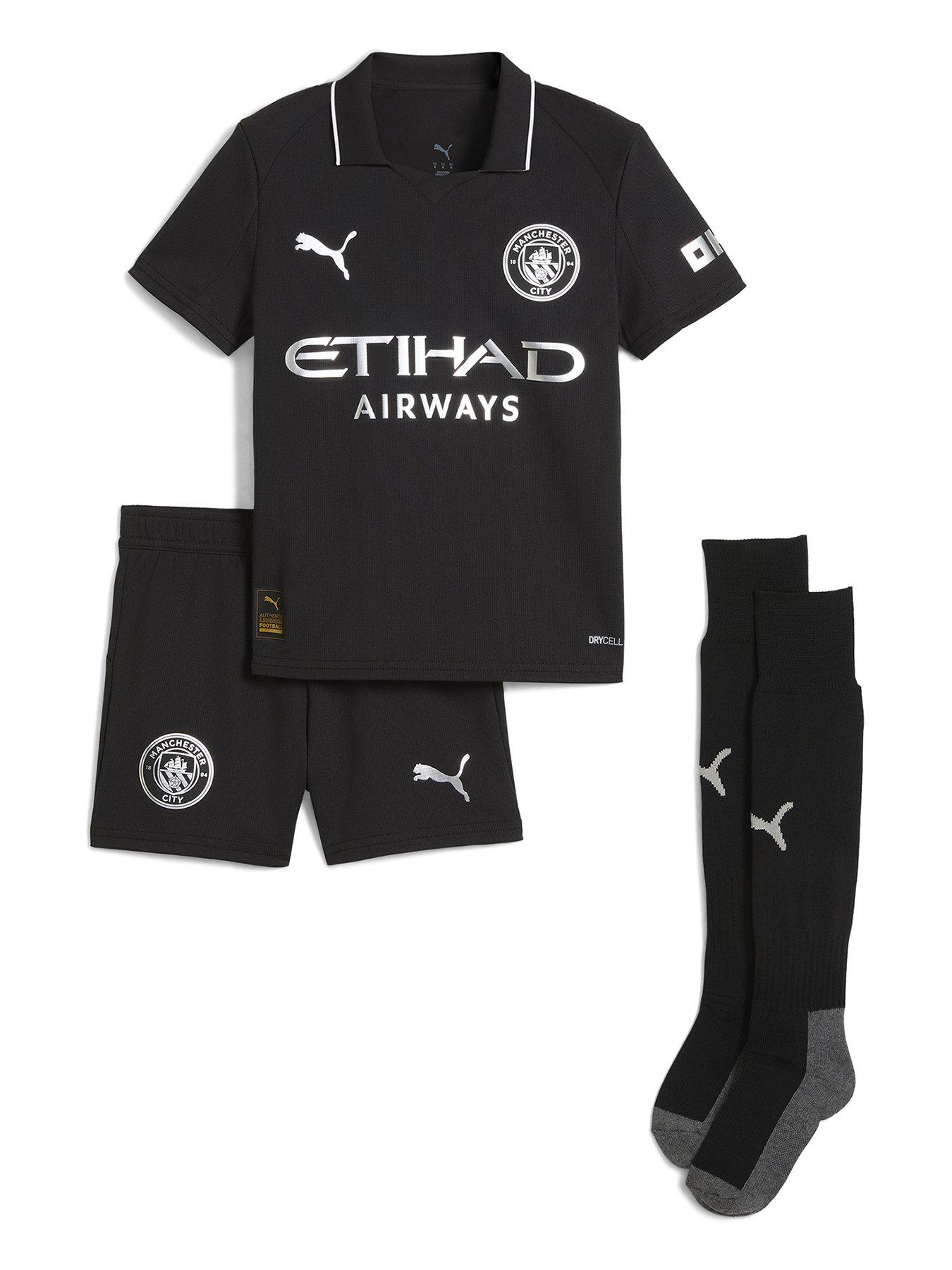 undefined Manchester City 25/26 Away Minikit - Black