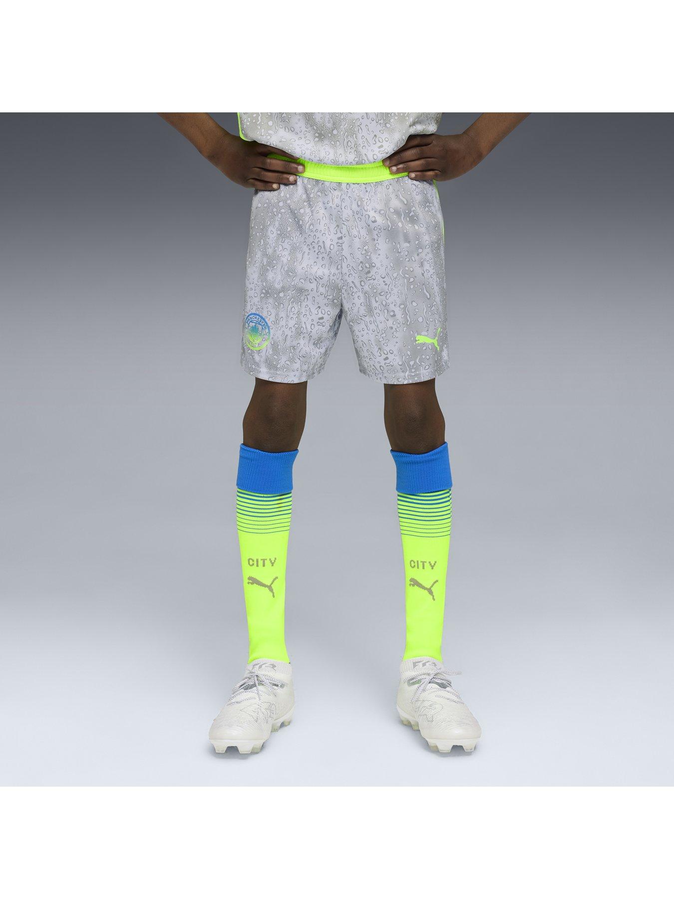 Puma Junior Manchester City 25/26 3rd Replica Shorts - Green