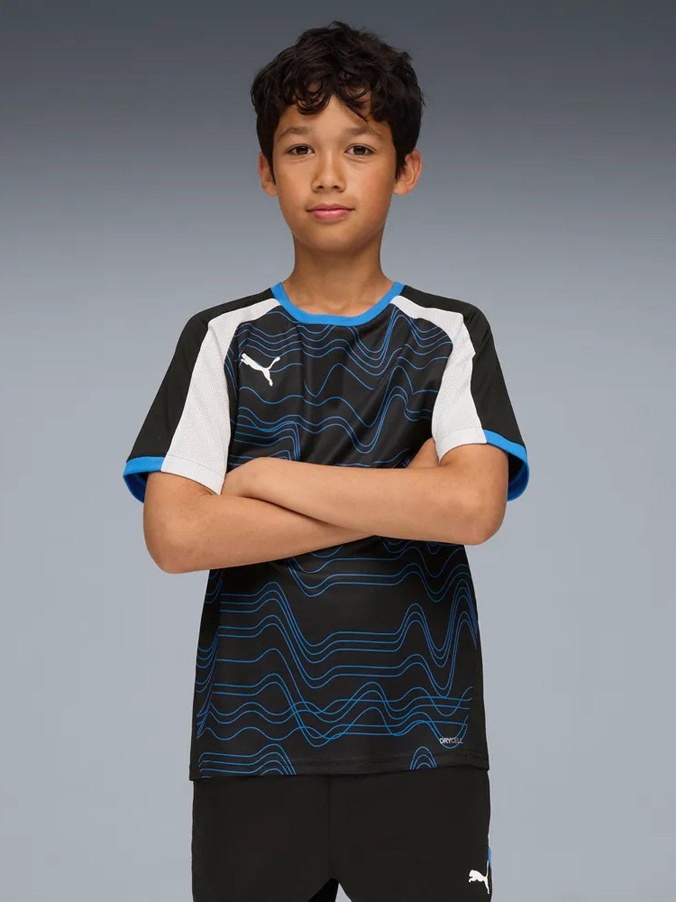 Puma Junior Individual Liga Graphic Jersey - Black