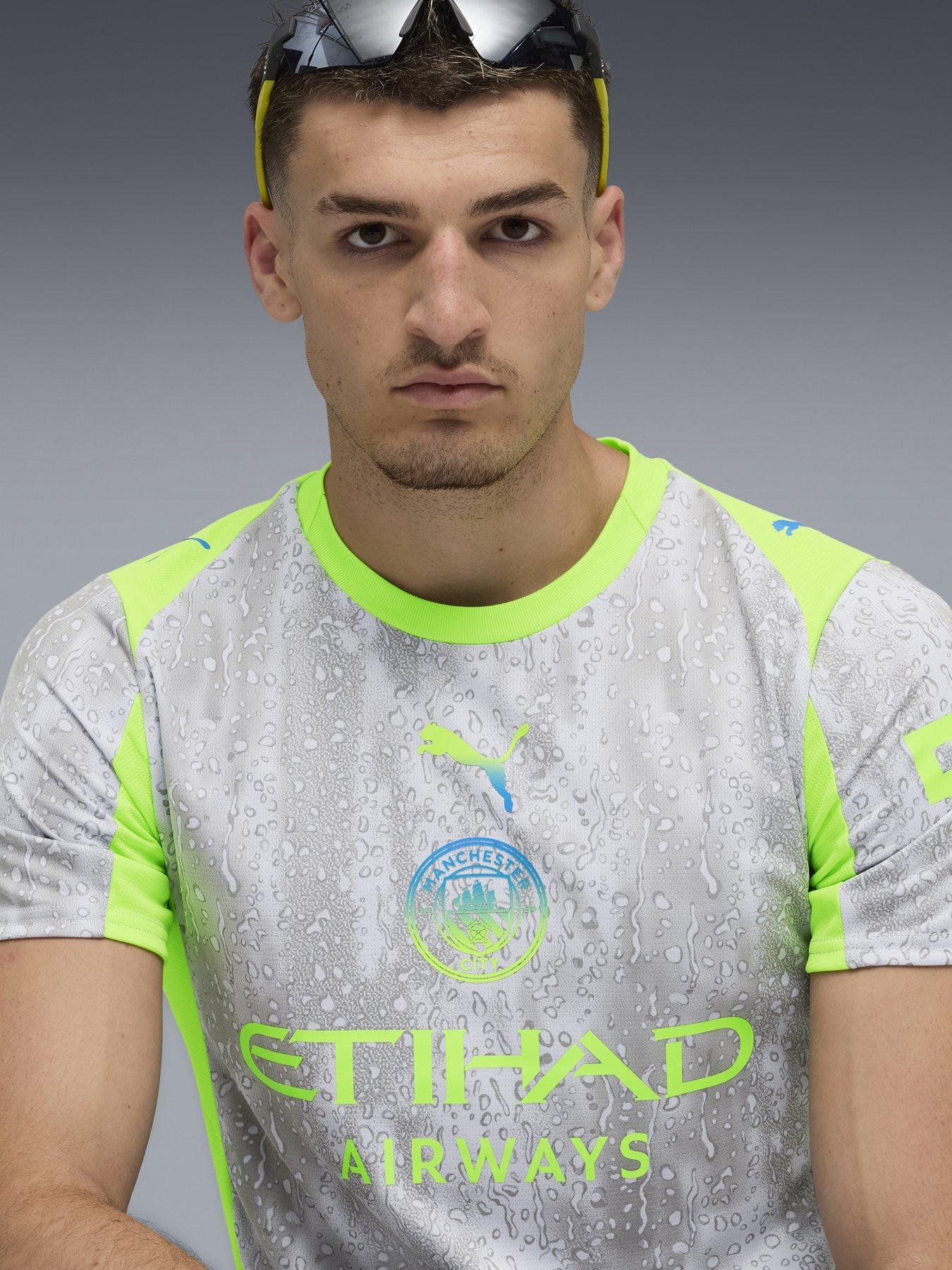 Image 4 of 6 of Puma Mens Manchester City 25/26 3rd Replica Shirt - Green