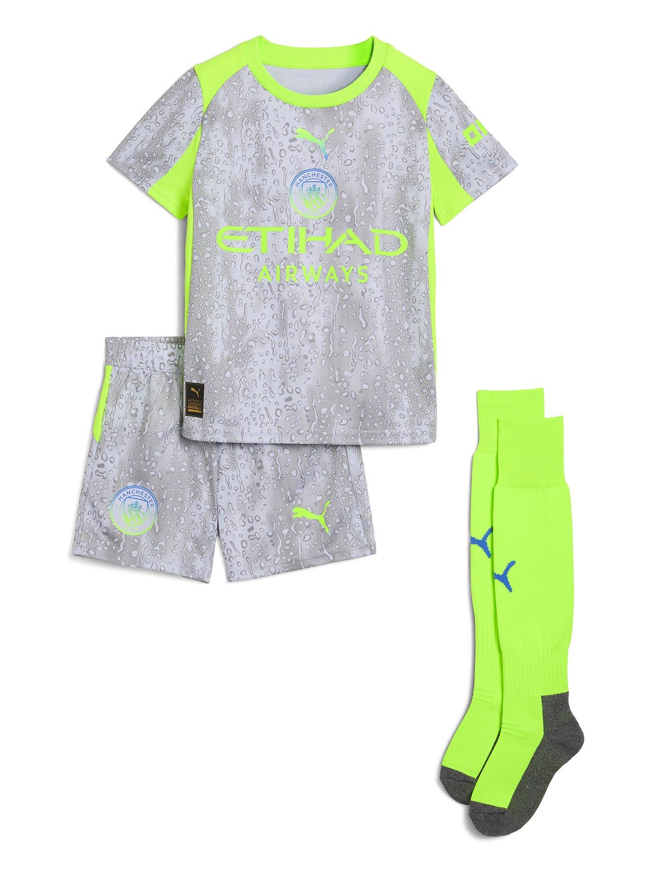 undefined Manchester City 25/26 3Rd Minikit - Grey/ - Green