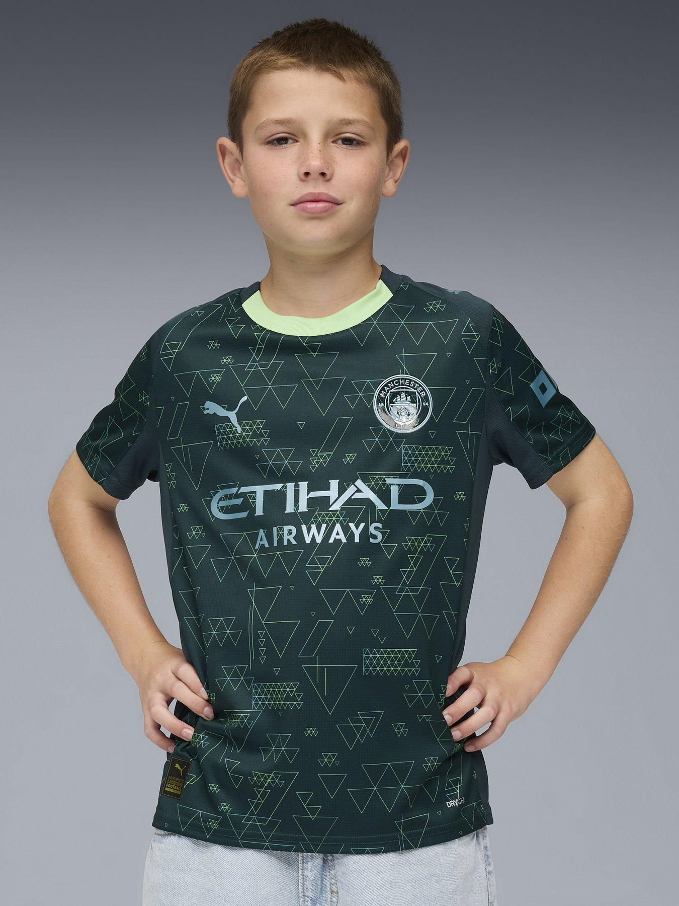 Puma Junior Manchester City 25/26 4Th Replica Shirt - Green