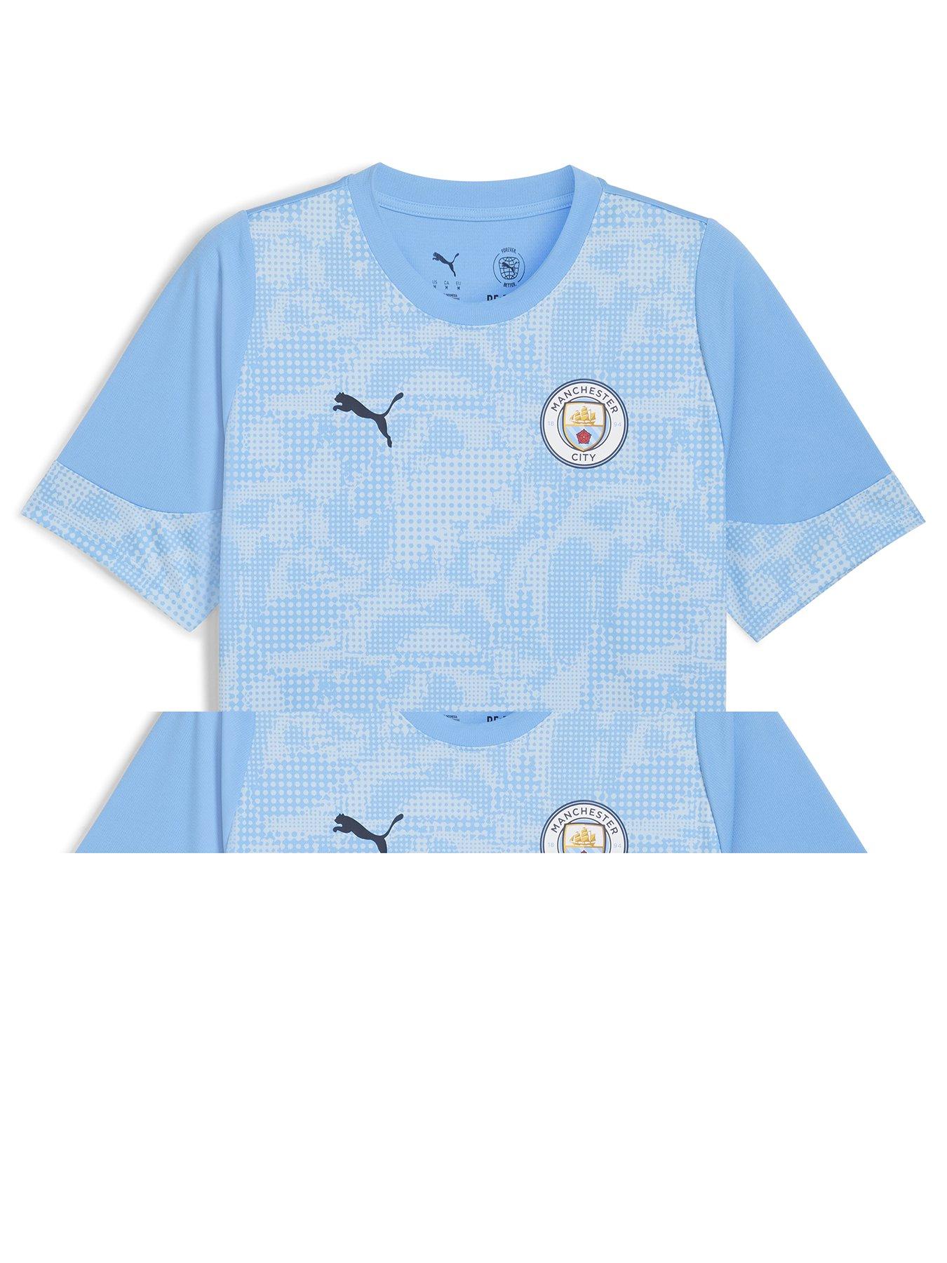 undefined Junior Manchester City 25/26 Training Jersey - Blue