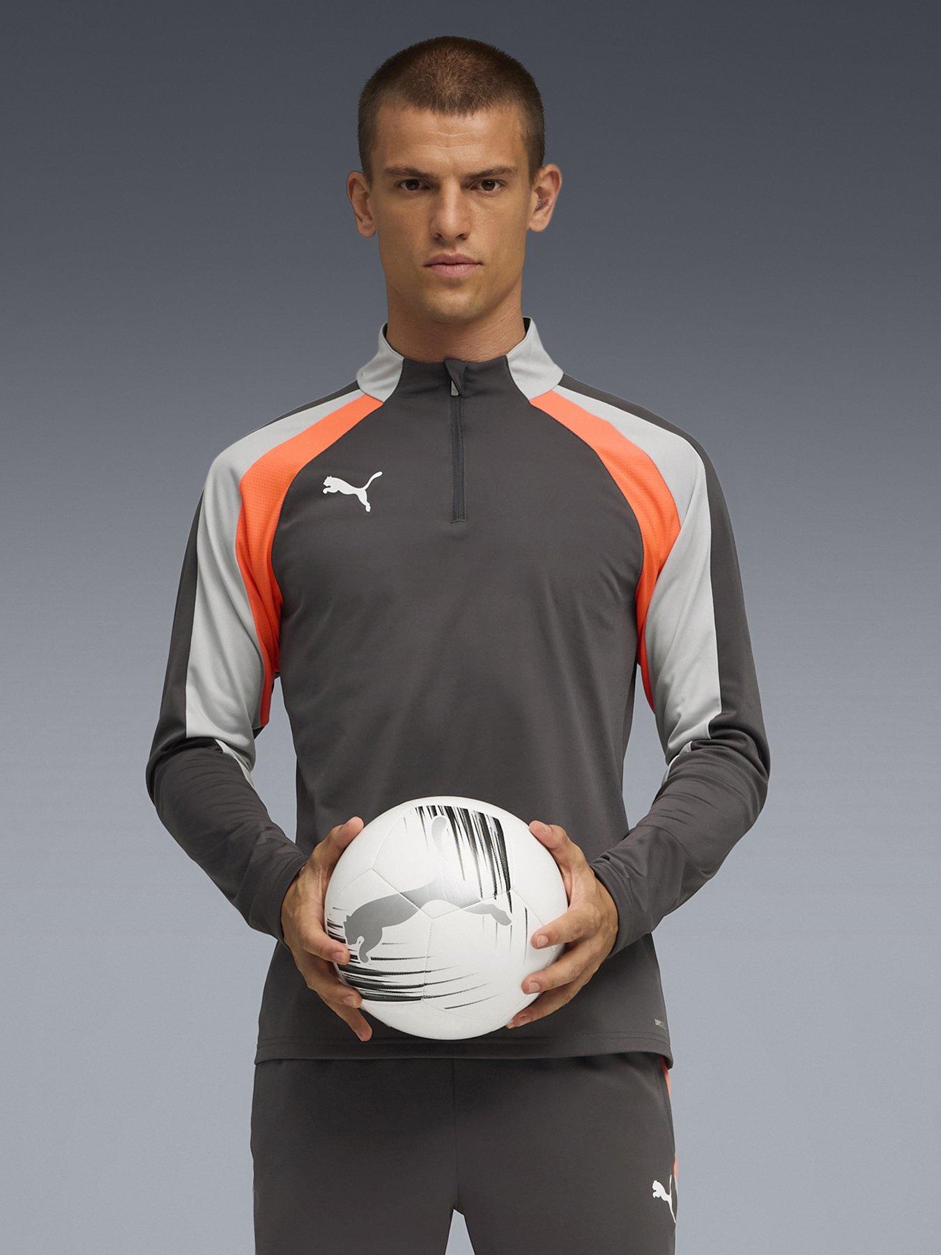 Puma Mens Individualliga Qz Top, Grey, Size 2Xl, Men