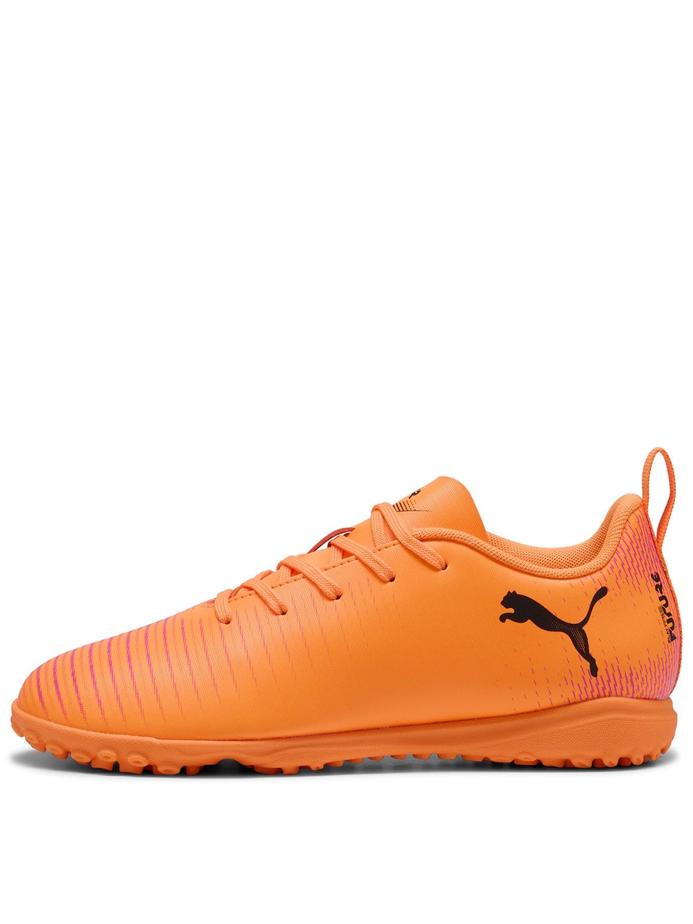 Puma Junior Future 8 Play Astro Turf Football Boots - Orange
