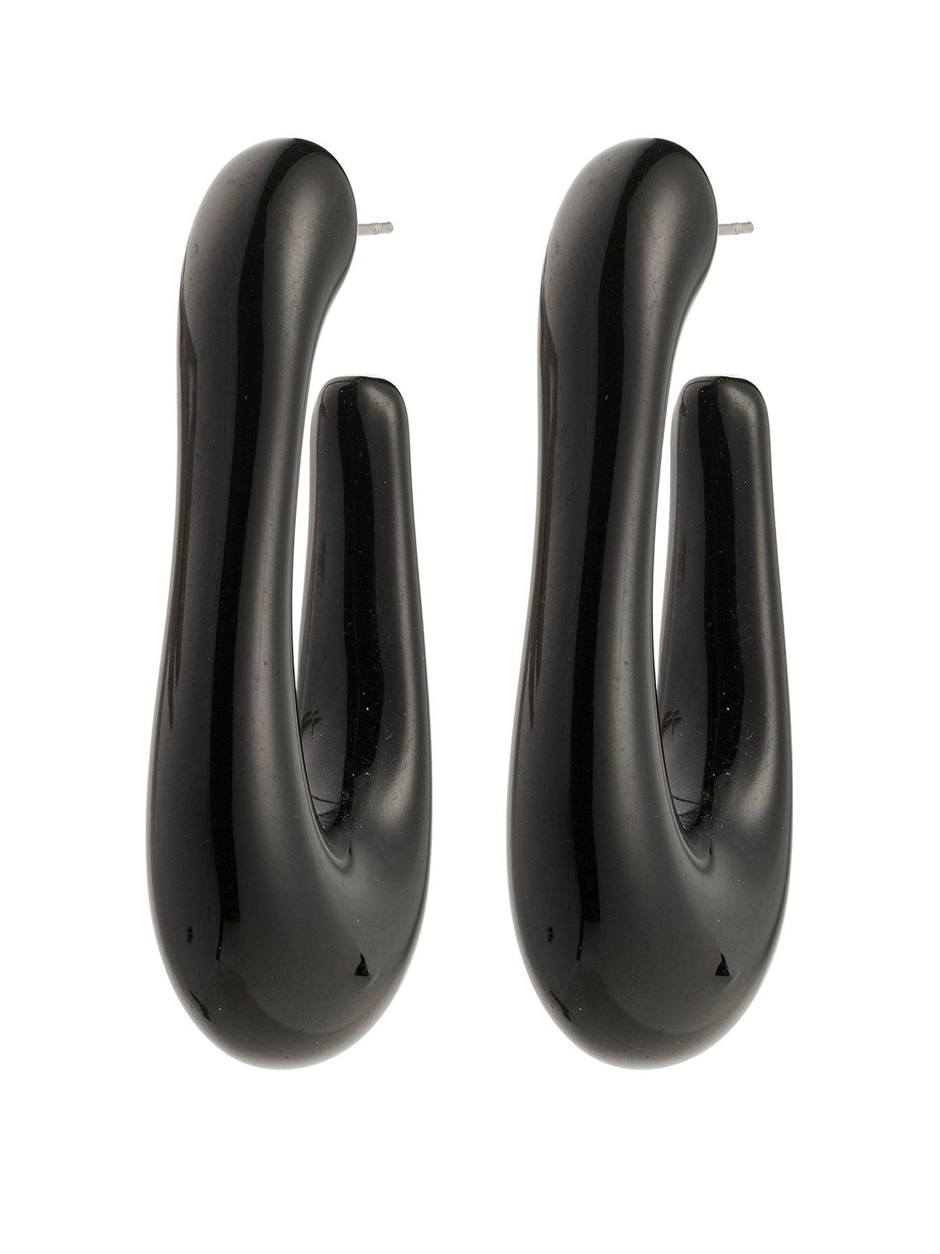 undefined Elijah Earrings - Black