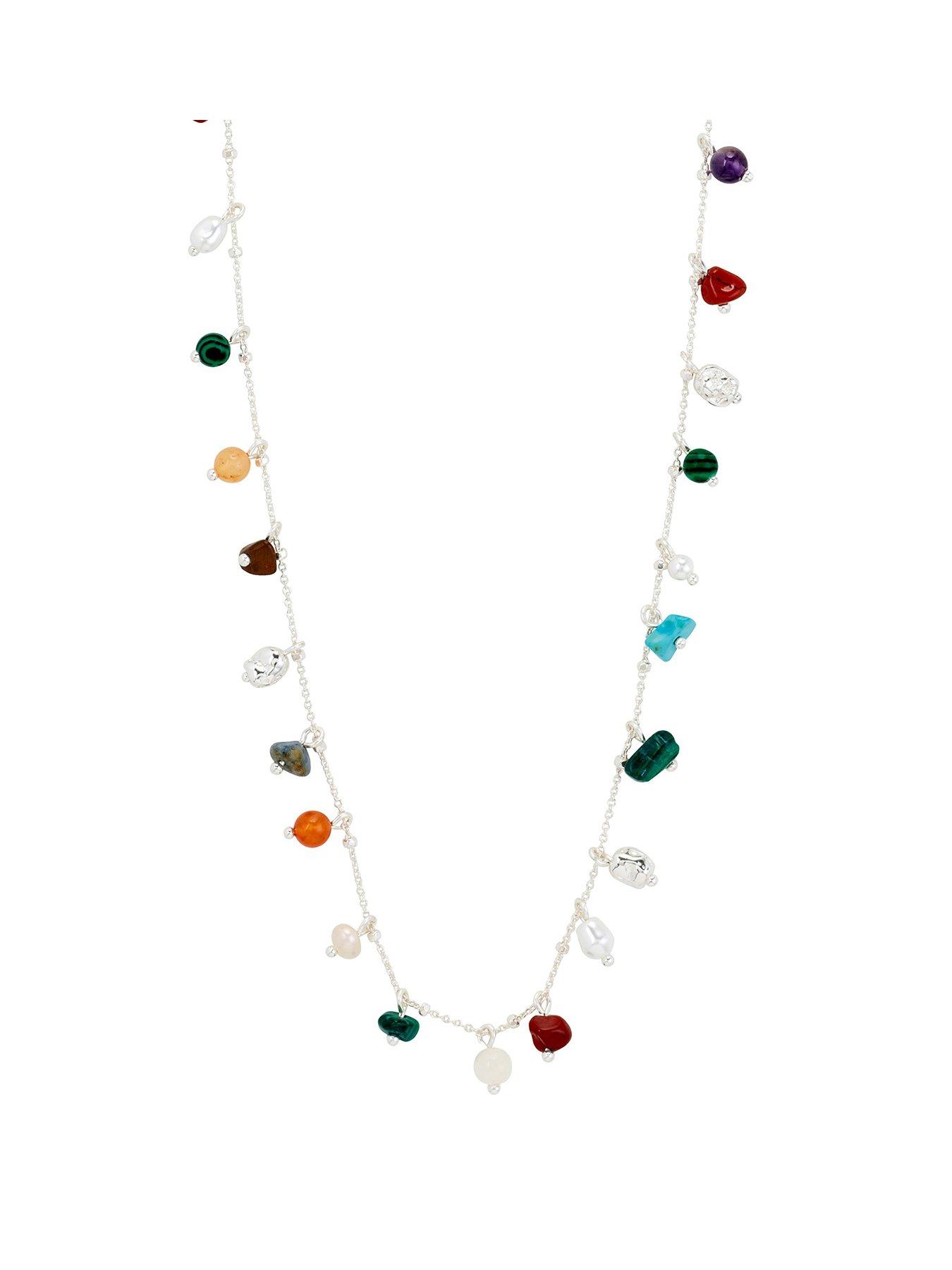 undefined Between Necklace- Silver Plated