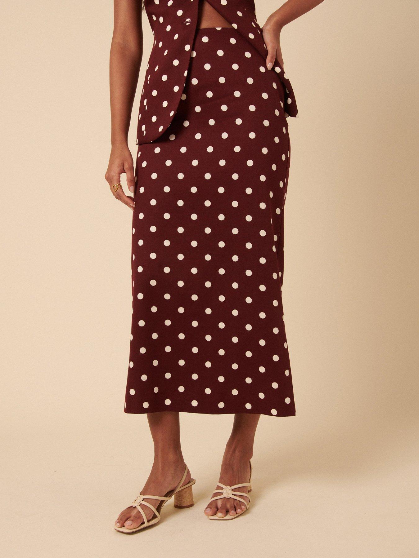 Nobodys Child Theta Midi Skirt Brown Very