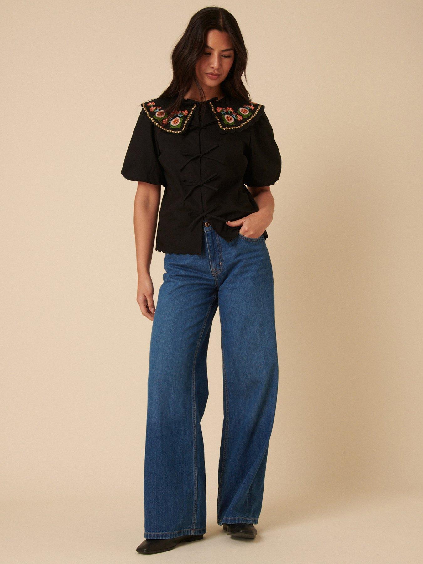 undefined Joplin Blouse - Black