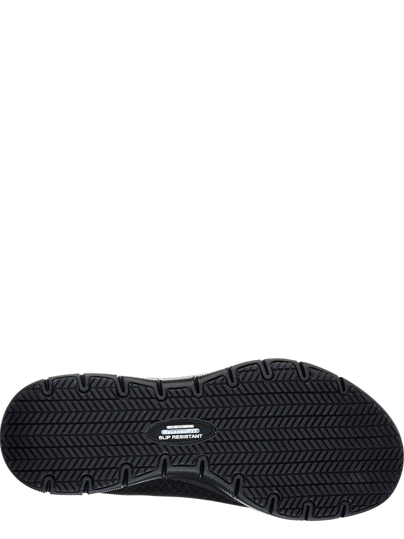 Image 4 of 5 of Skechers Ghenter Bronaugh Slip Resitant Workwear Trainer - Black Mesh