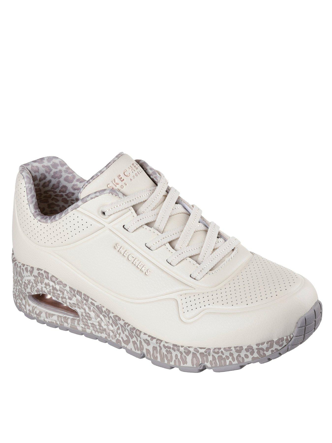 Image 2 of 5 of Skechers Uno Safari Time Printed Slip-On Trainer - Natural