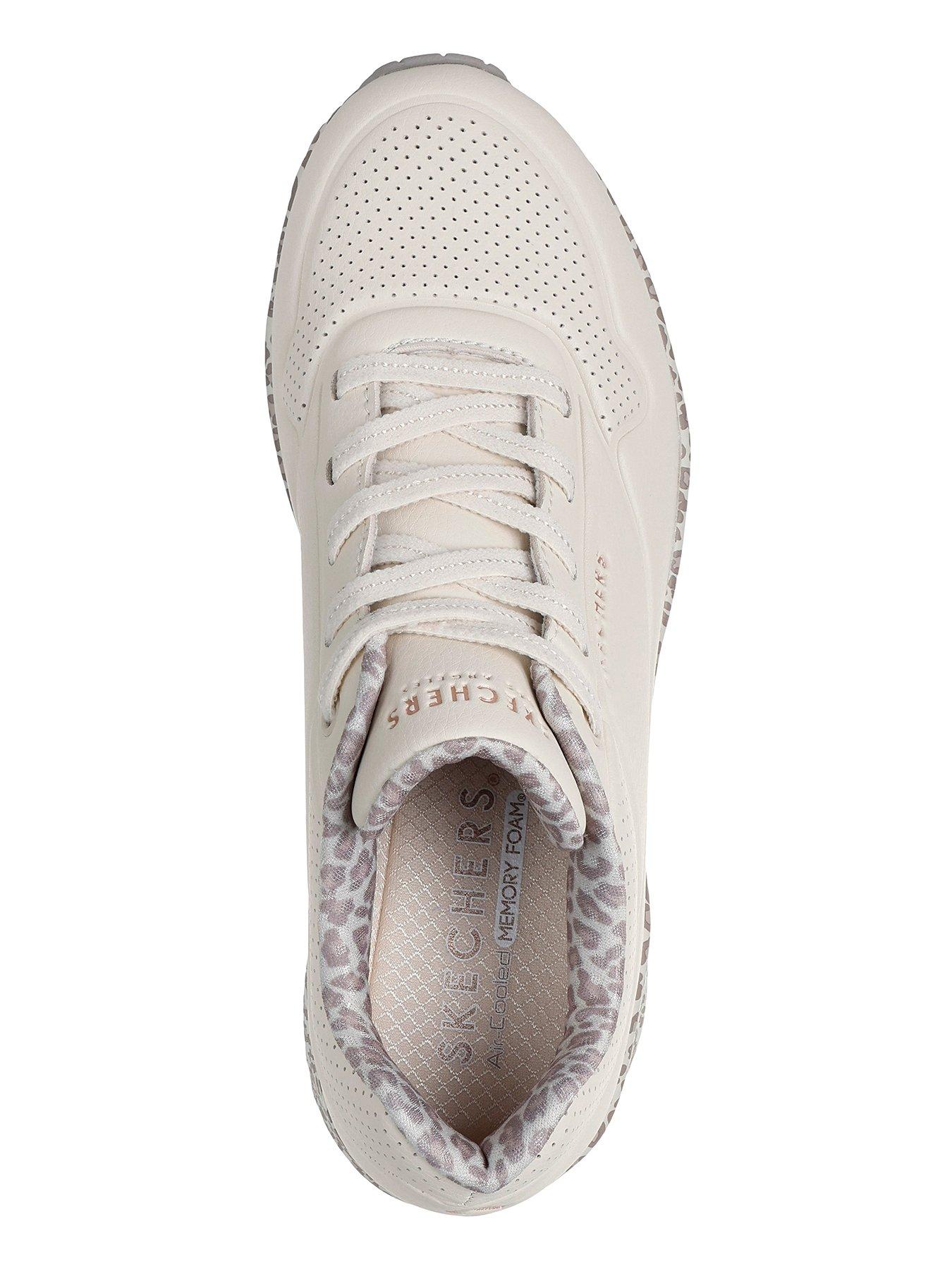 Image 3 of 5 of Skechers Uno Safari Time Printed Slip-On Trainer - Natural