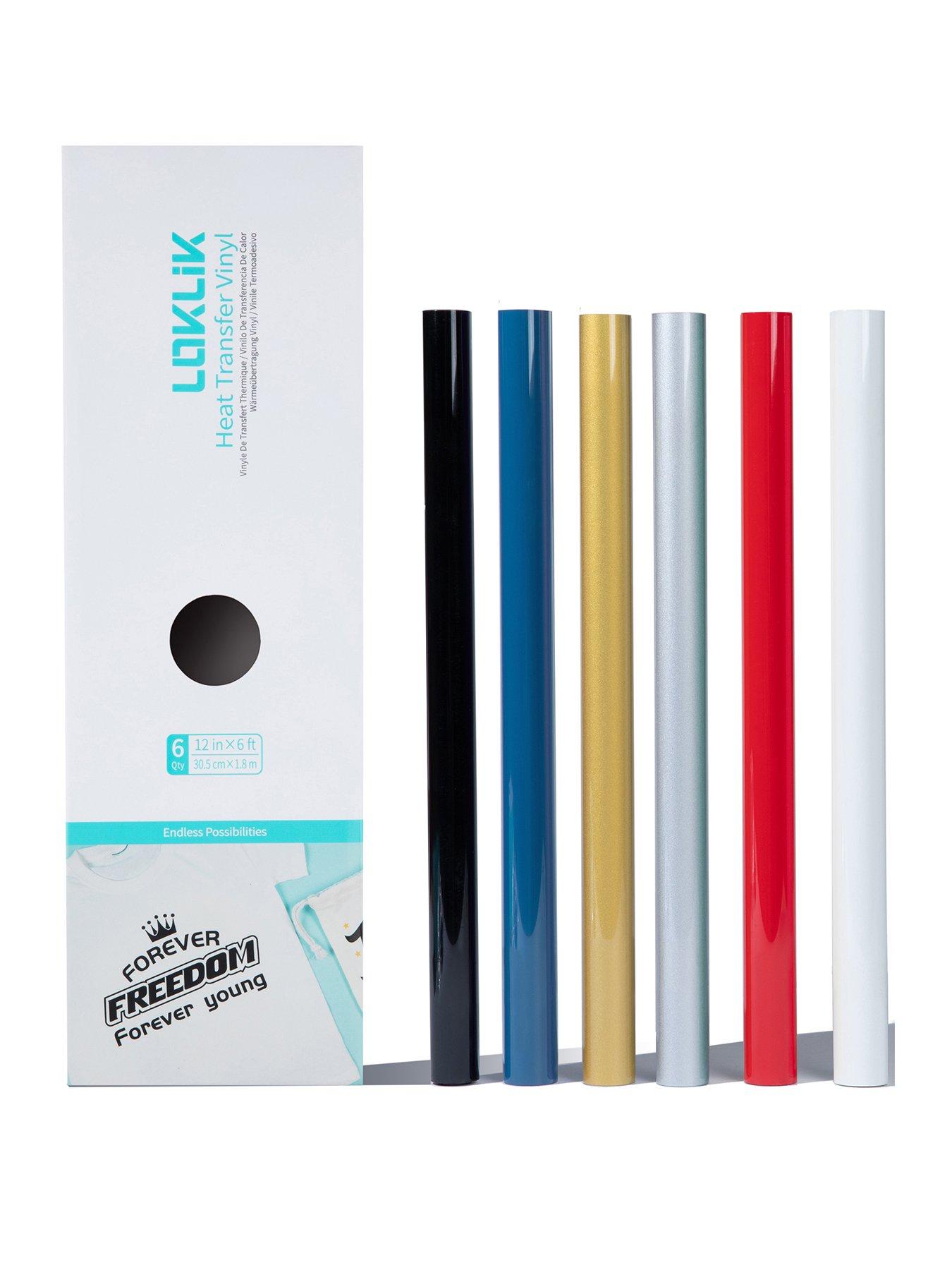 Loklik HTV Vinyl Roll Bundle 6 Pack