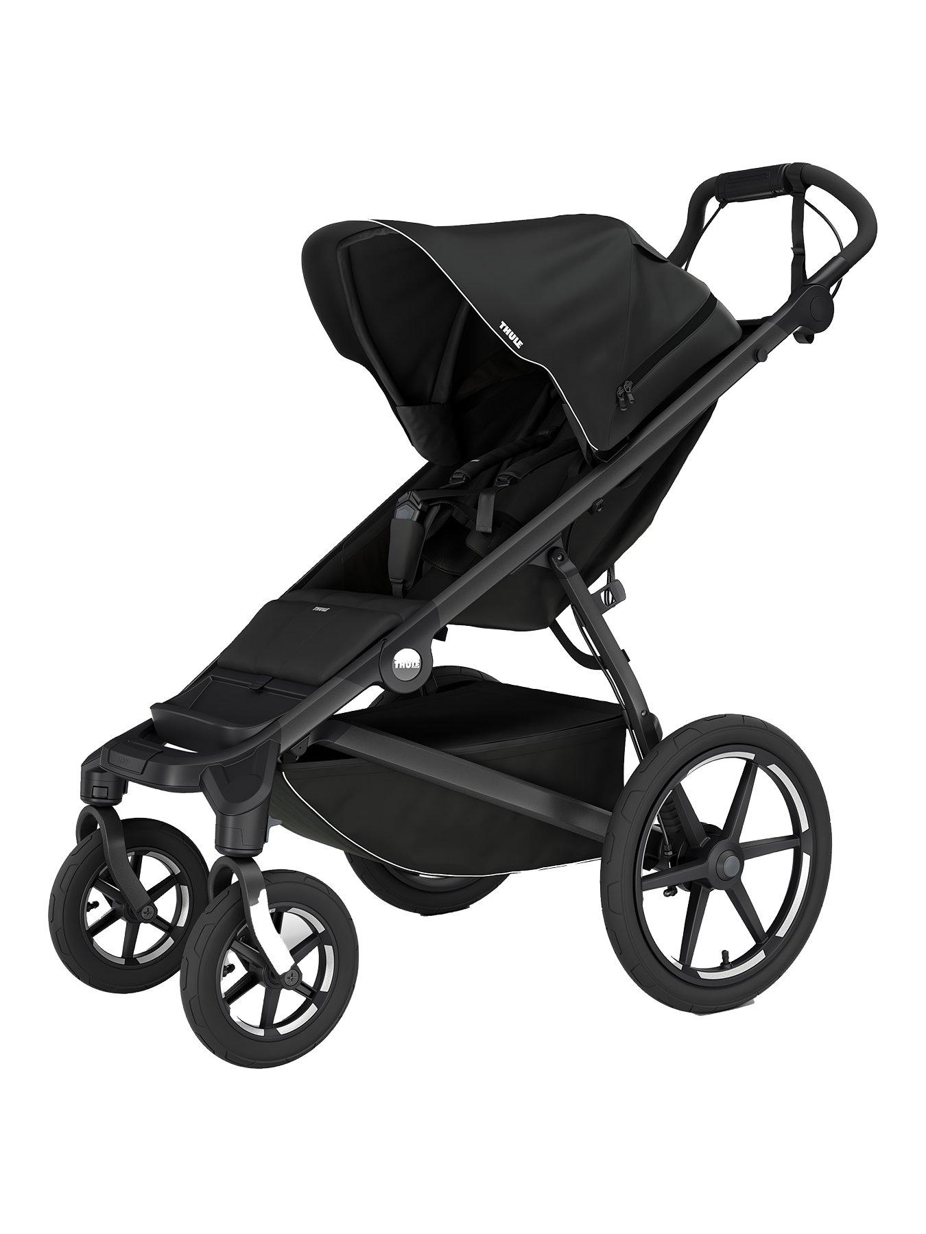 THULE Urban Glide 4-wheel All Terrain  &  Jogging Pushchair - Black