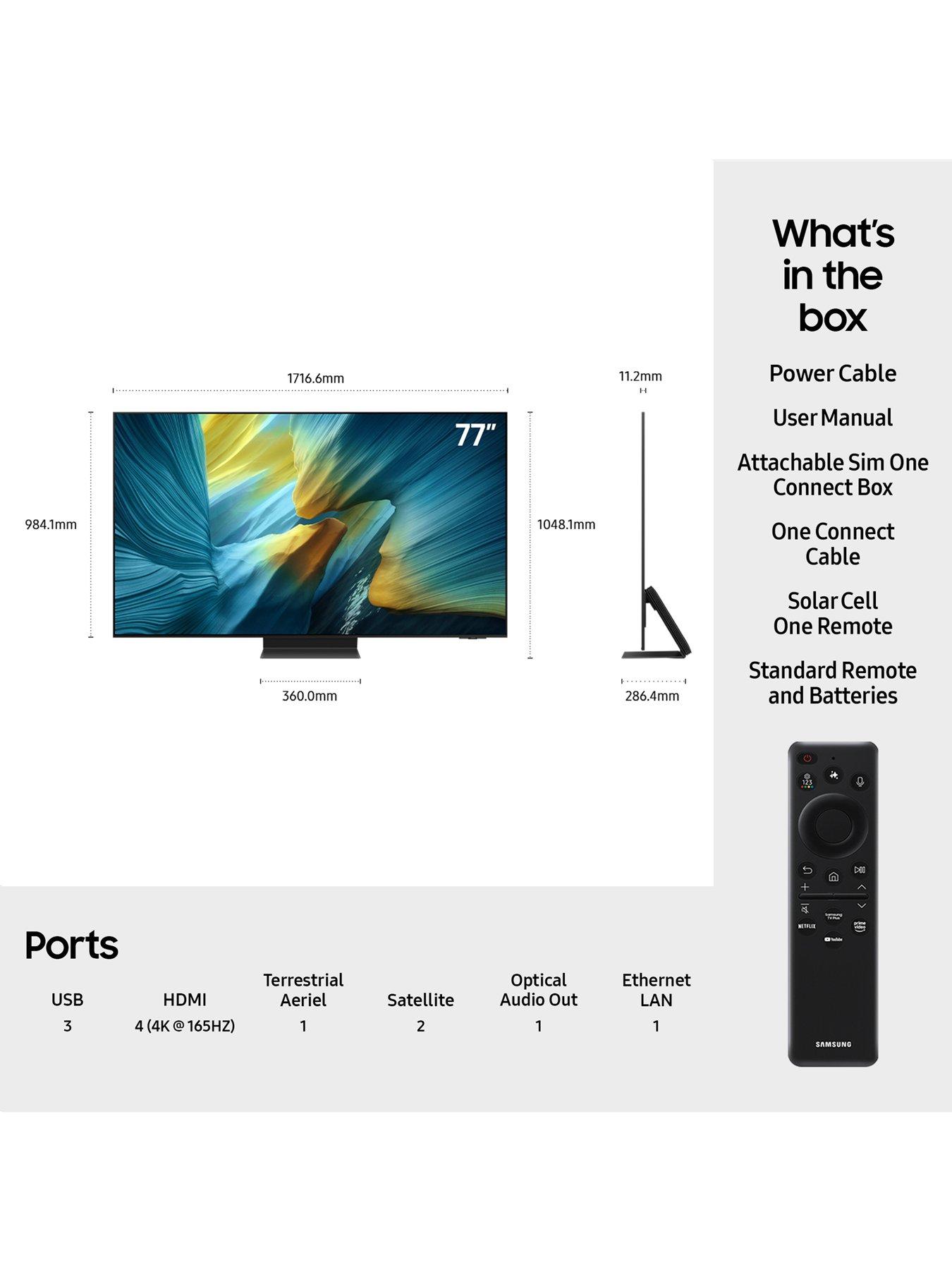 Image 7 of 8 of Samsung S95F 77-inch OLED 4K Vision AI Smart TV - QE77S85F
