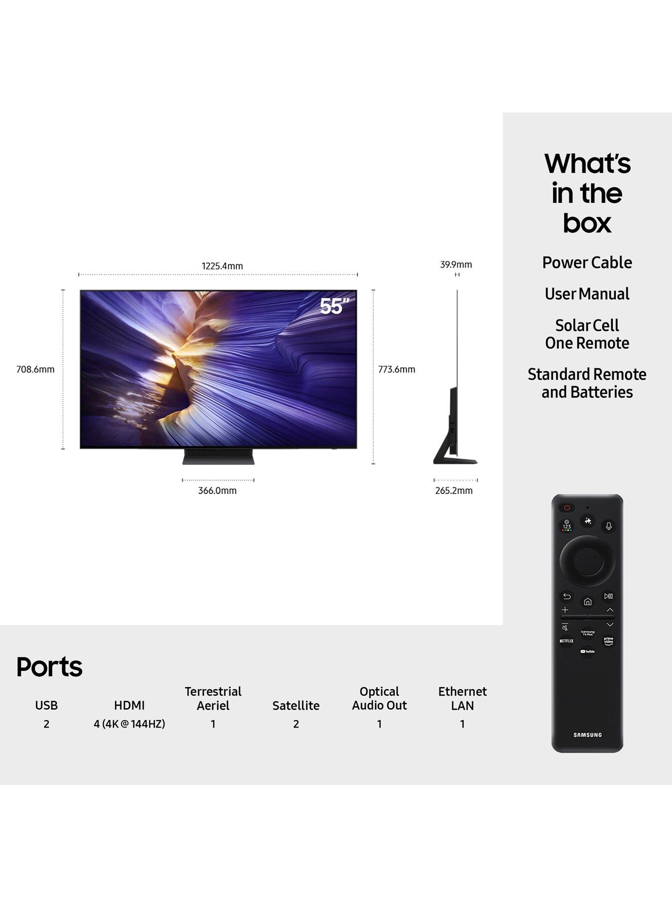 Image 7 of 8 of Samsung QE55S93F, 55 Inch OLED 4K AI Smart TV