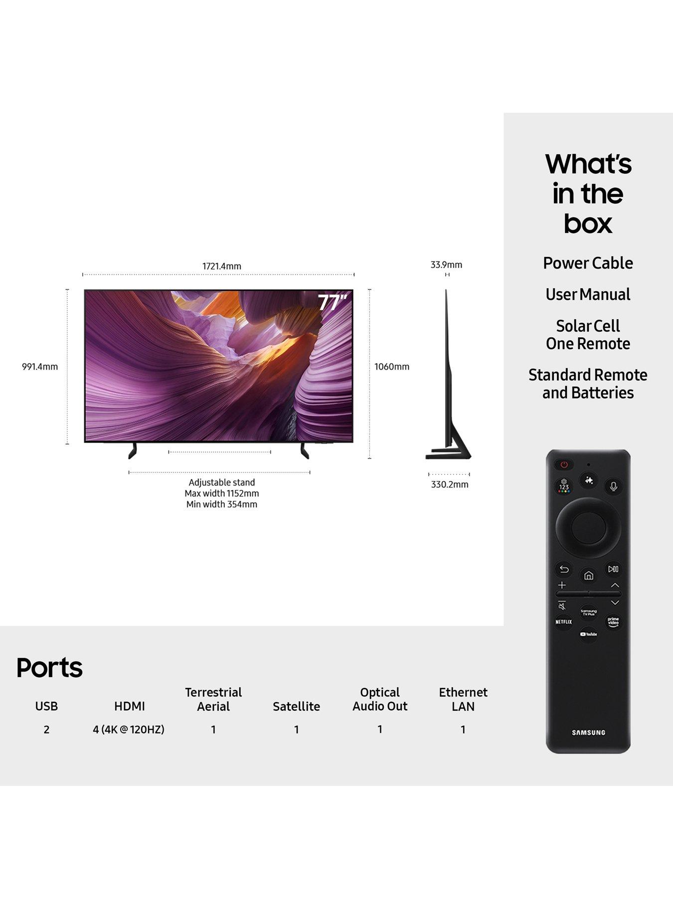 Image 7 of 8 of Samsung S85F 77-inch OLED 4K Vision AI Smart TV&nbsp;- QE77S85F