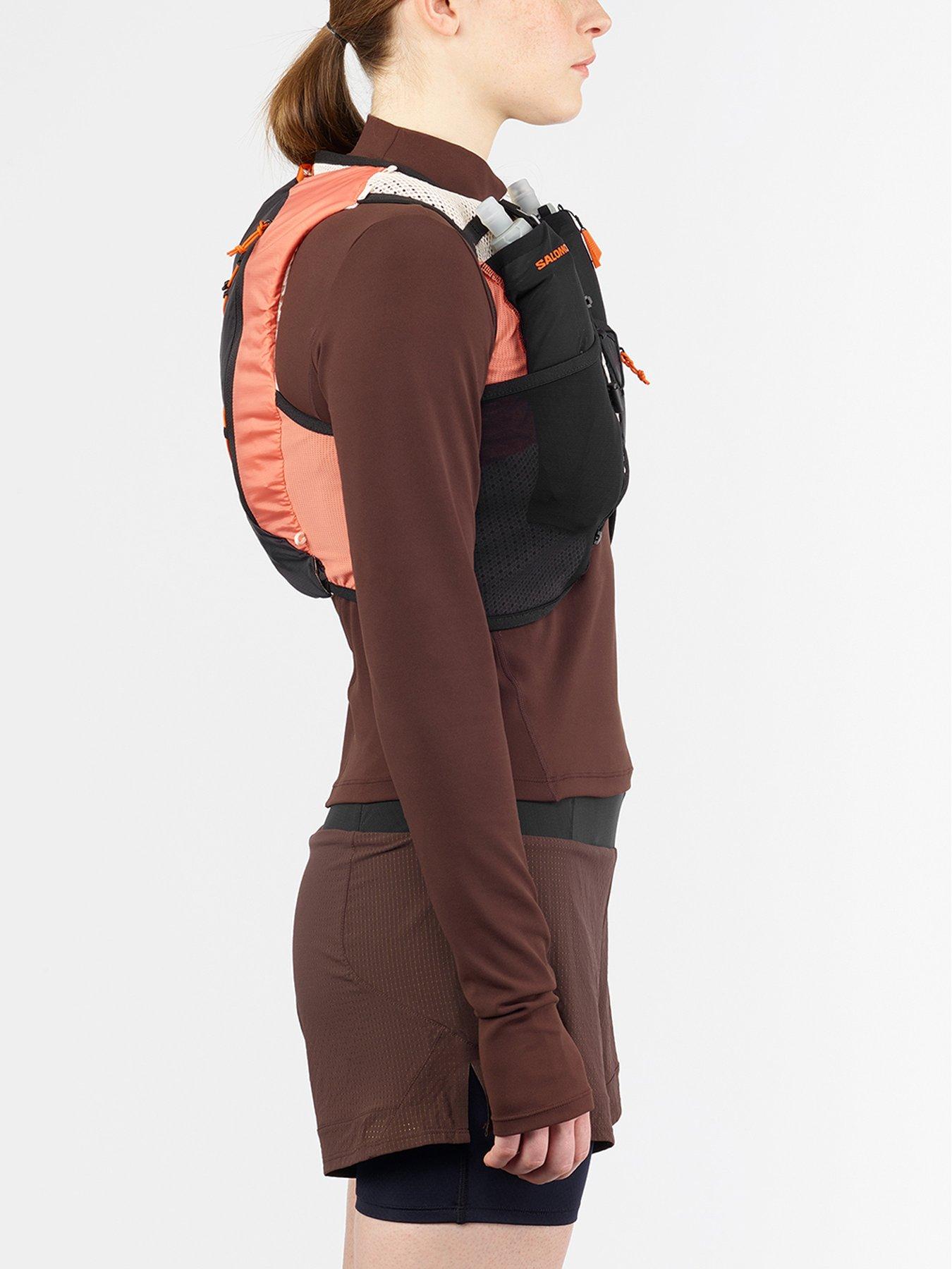 Image 4 of 4 of Salomon Women's Running Active Skin 4 Hydration Vest Set -&nbsp;Black