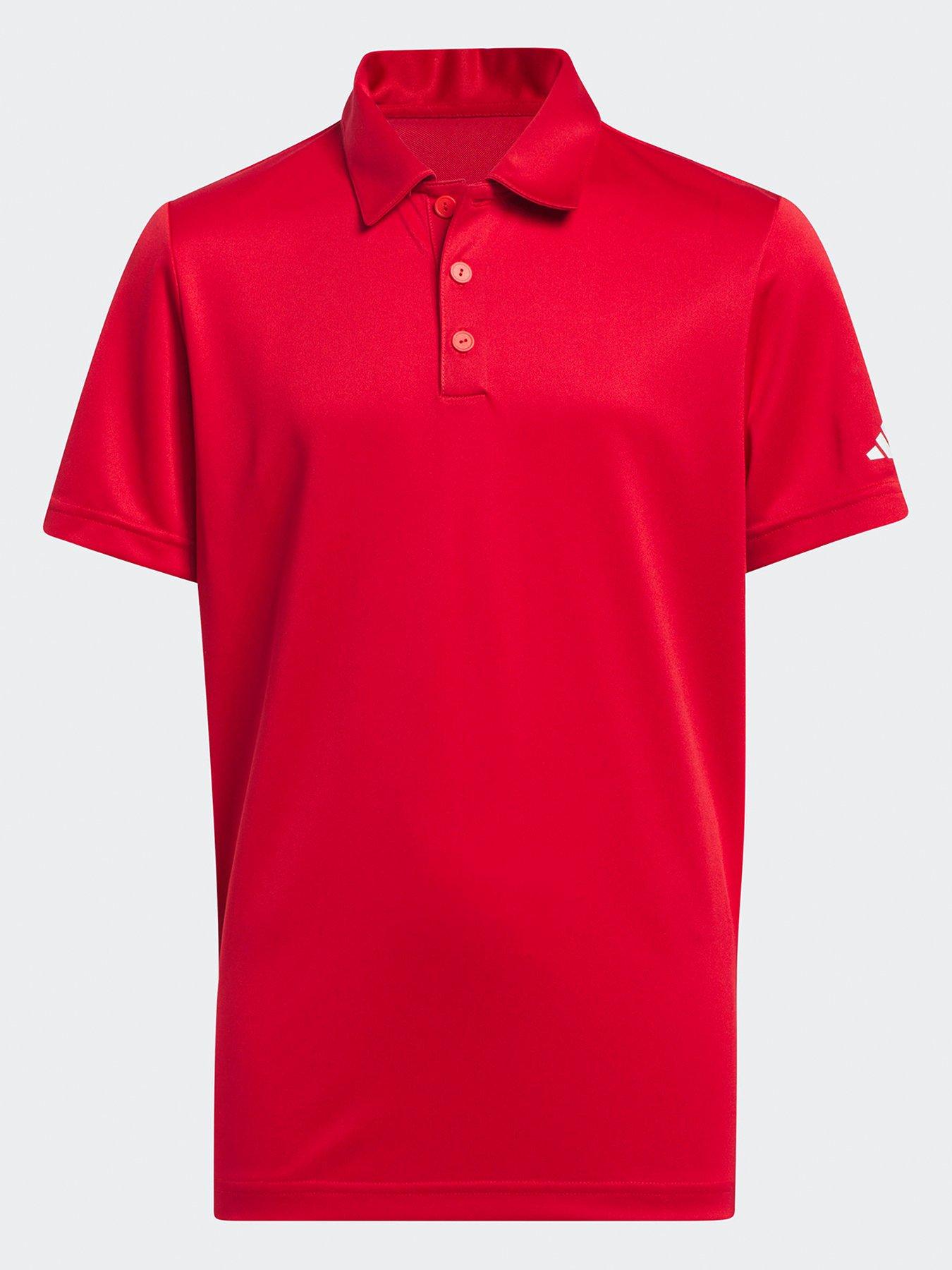undefined Boys Golf  Performance Polo - Red