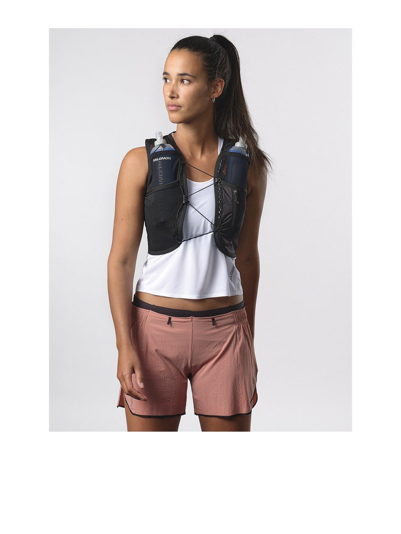 Salomon Women's Running Active Skin 4 Hydration Vest Set - Black