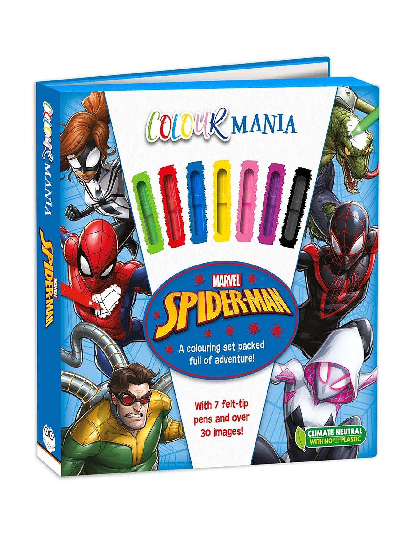 undefined Marvel Spider Man Colourmania Book