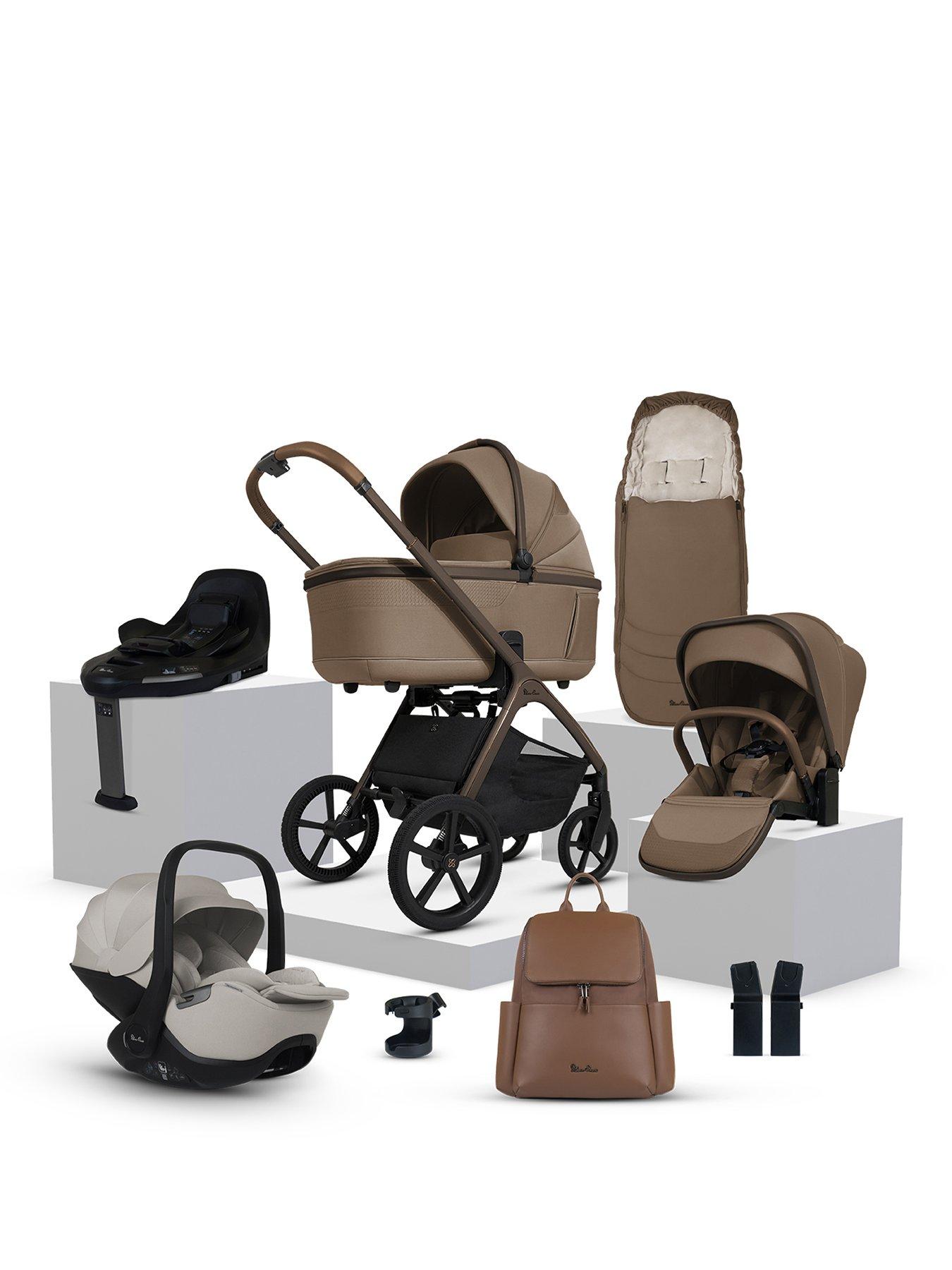 Silver Cross Cove Ultimate 360 Car Seat Bundle - Maple - Nautral Taupe Car Seats