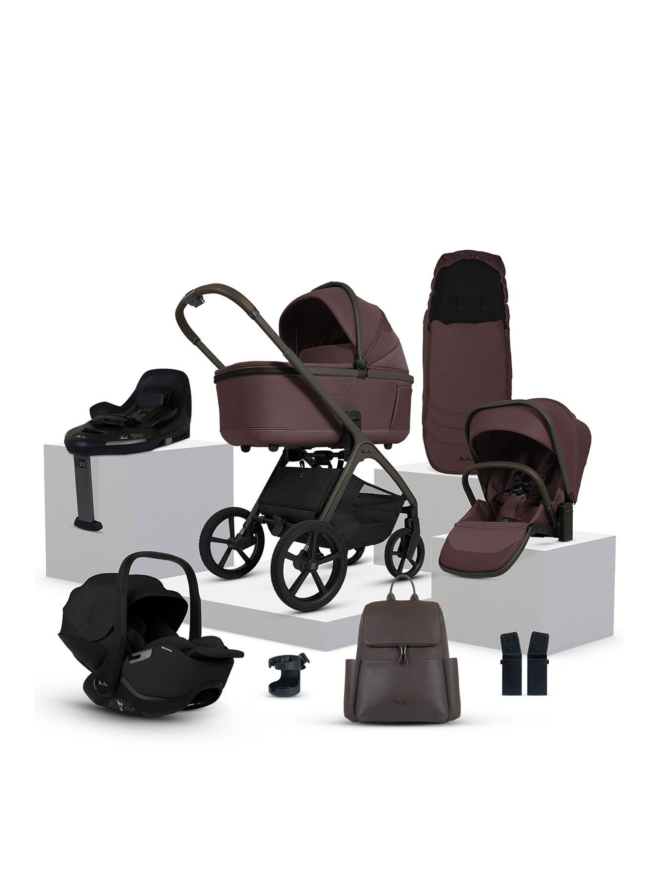 undefined Cove Ultimate 360 Car Seat Bundle - Damson - Iconic Black Car Seats