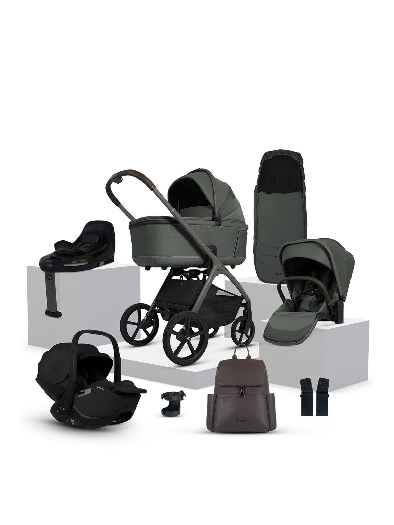 undefined Cove Ultimate 360 Car Seat Bundle - Pewter - Iconic Black